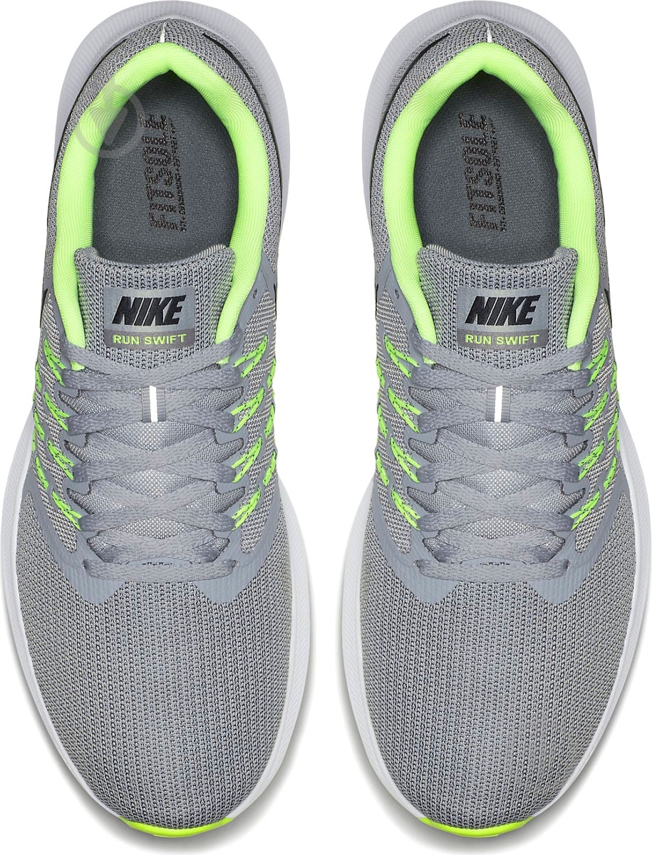 Кросівки чоловічі демісезонні Nike RUN SWIFT 908989-008 р.42,5 сірі - фото 7