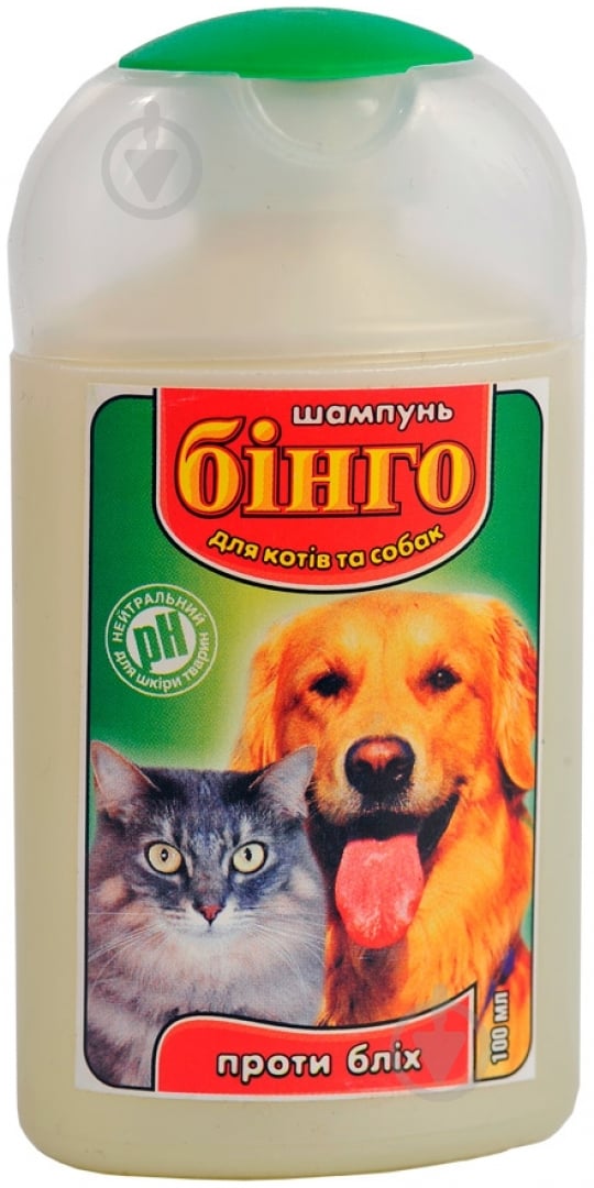 Шампунь Бінго Против блох (котов и собак) 100 мл - фото 1