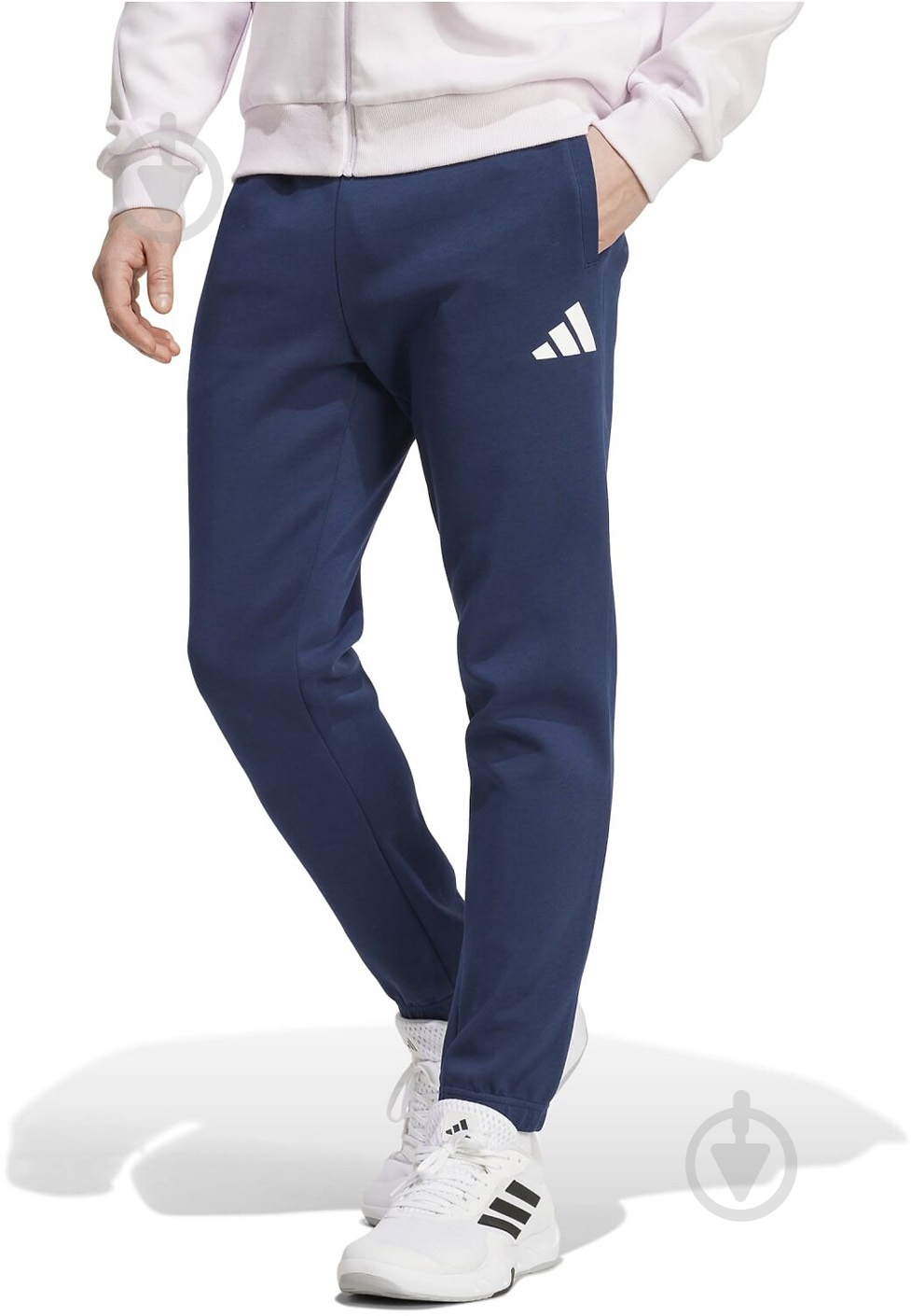 Брюки Adidas JF6683 р. S синий - фото 2 Брюки Adidas JF6683 р. S синий - фото 2