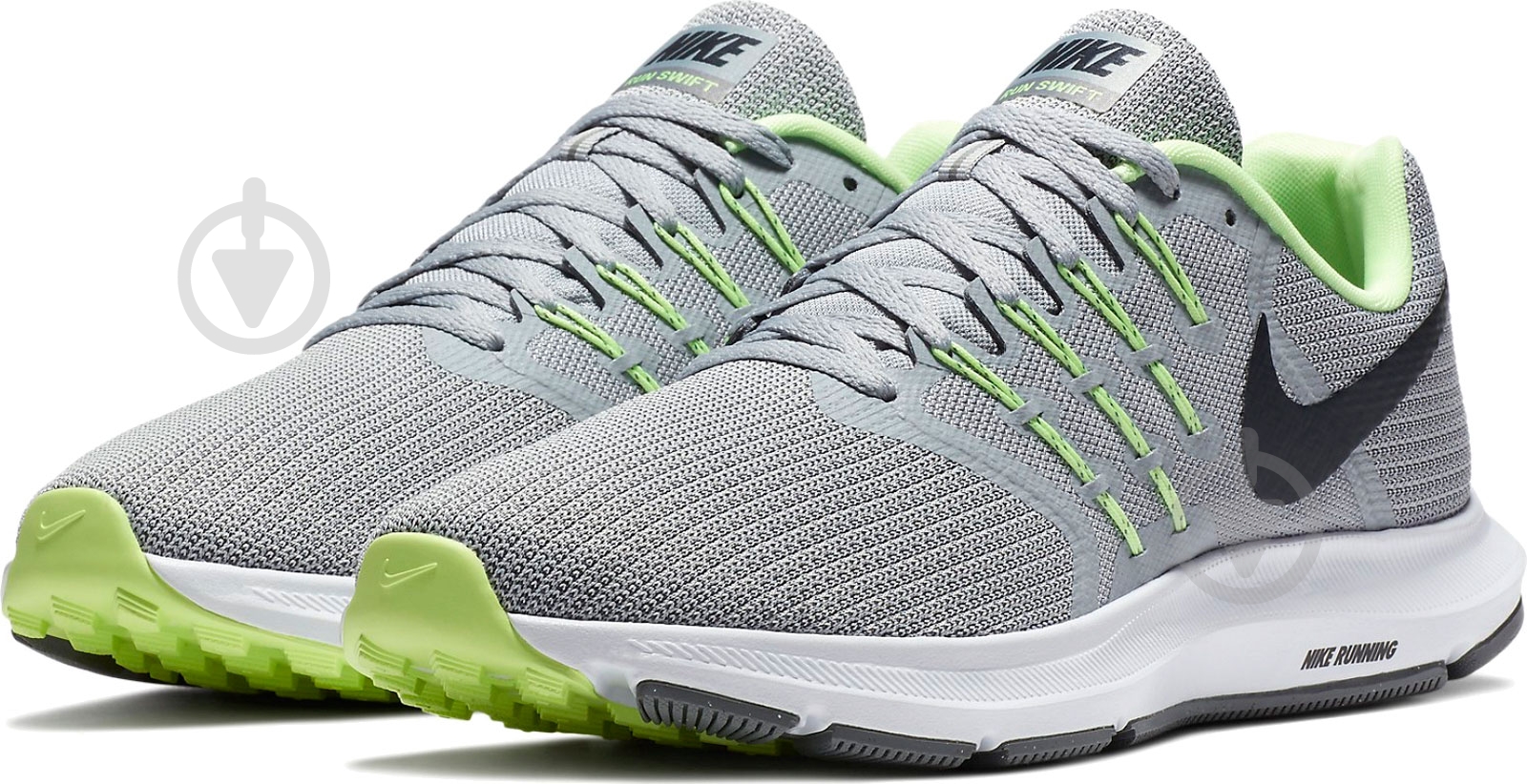 Кросівки чоловічі демісезонні Nike RUN SWIFT 908989-008 р.41 сірі - фото 4