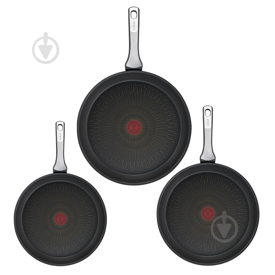 Набір сковорід Tefal Unlimited On 3 предмета G2599102 - фото 5