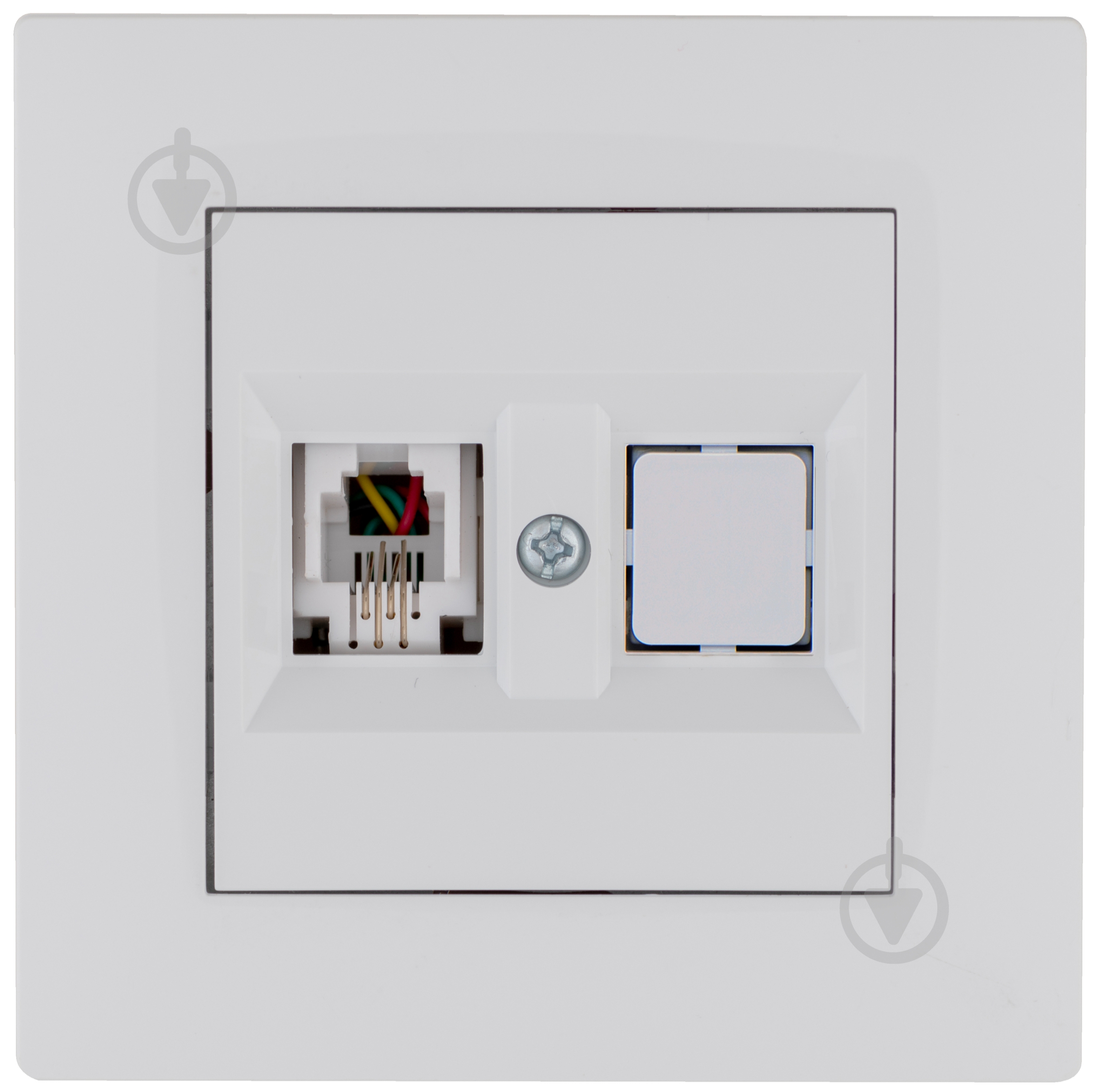 Розетка комп’ютерна Makel Rizz IP20 білий 88001035 - фото 1 Розетка комп’ютерна Makel Rizz IP20 білий 88001035 - фото 1