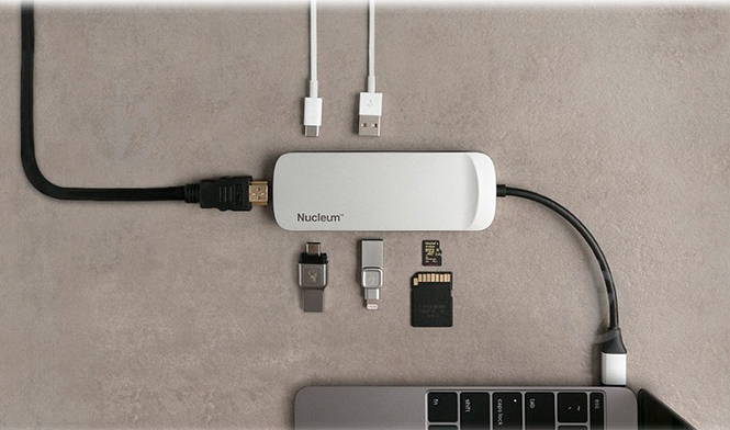 USB-хаб Kingston Nucleum USB 3.1 Type-C (C-HUBC1-SR-EN) - фото 7
