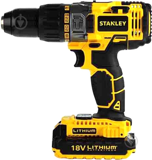 Шуруповерт ударний акумуляторний Stanley SCH201D2K - фото 2 Шуруповерт ударний акумуляторний Stanley SCH201D2K - фото 2