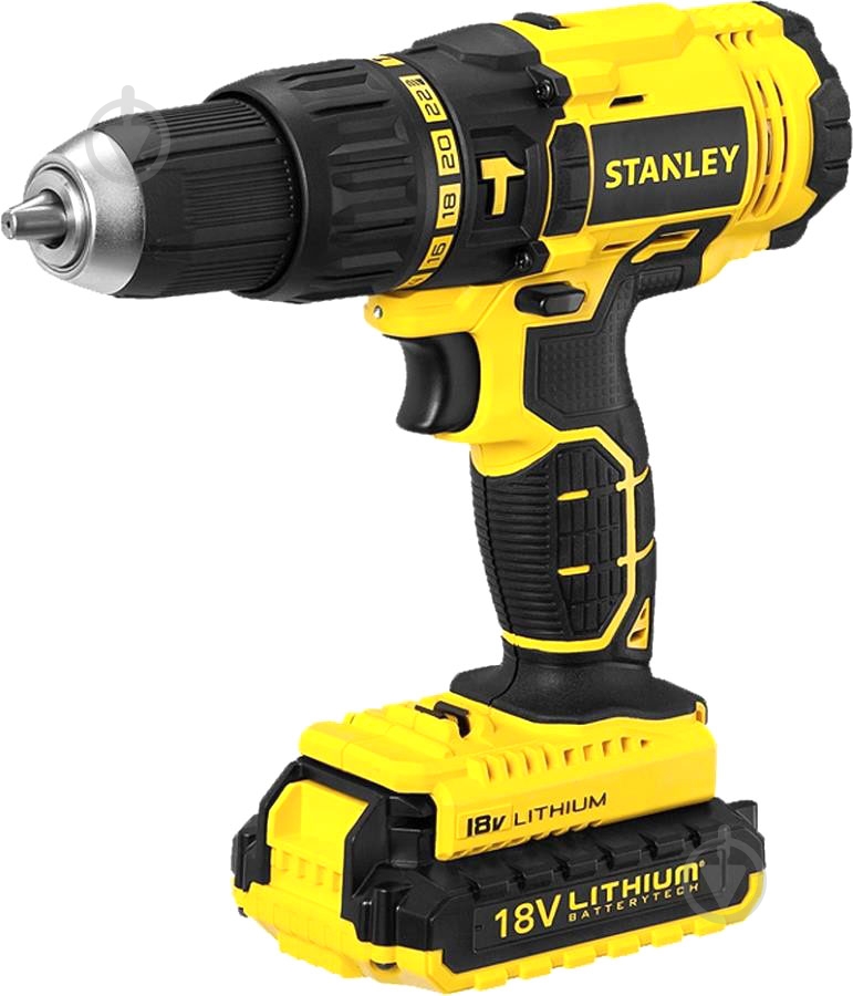 Шуруповерт ударний акумуляторний Stanley SCH201D2K - фото 1 Шуруповерт ударний акумуляторний Stanley SCH201D2K - фото 1