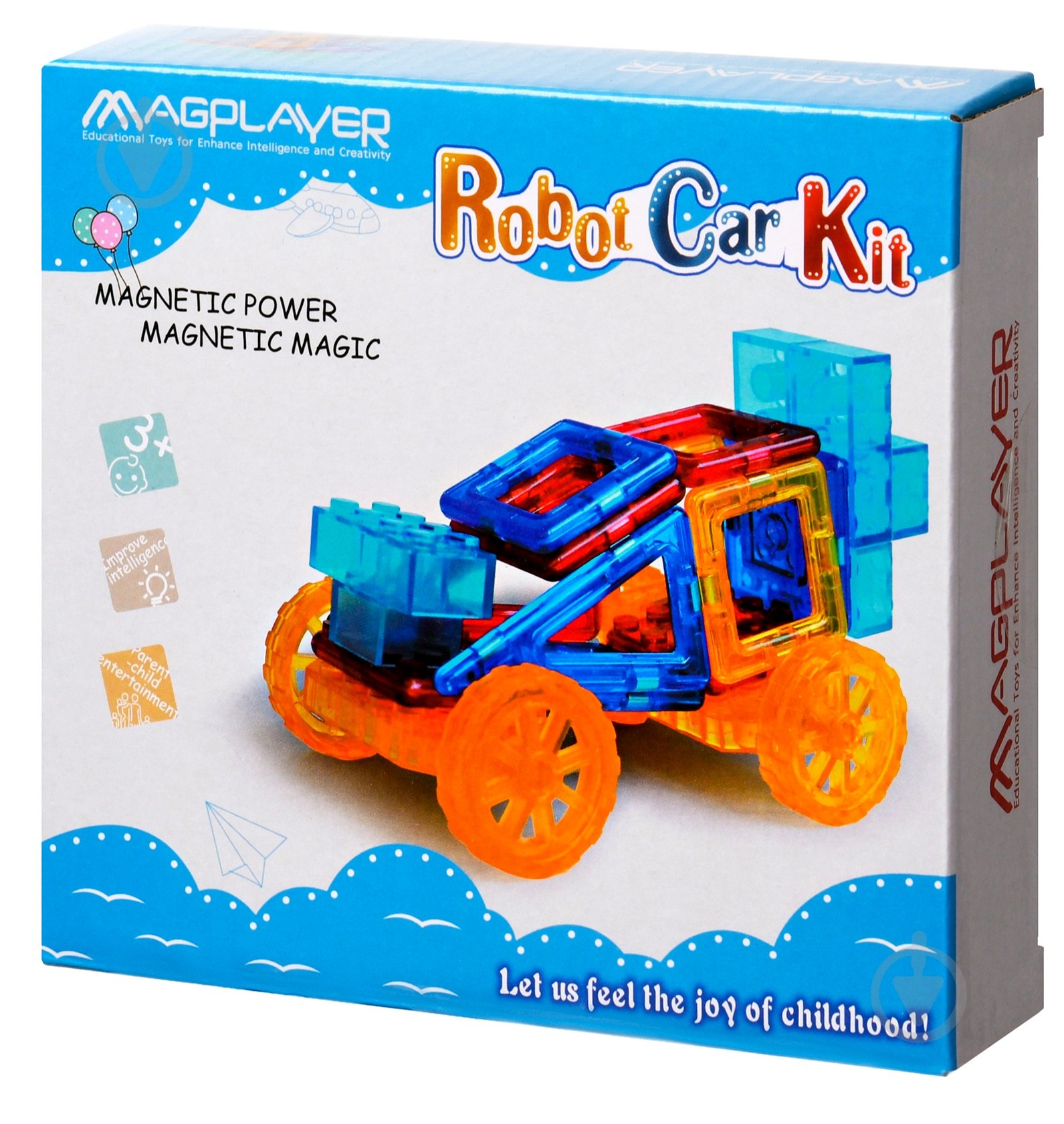 Конструктор магнитный Magplayer MPX-32 - фото 1 Конструктор магнитный Magplayer MPX-32 - фото 1