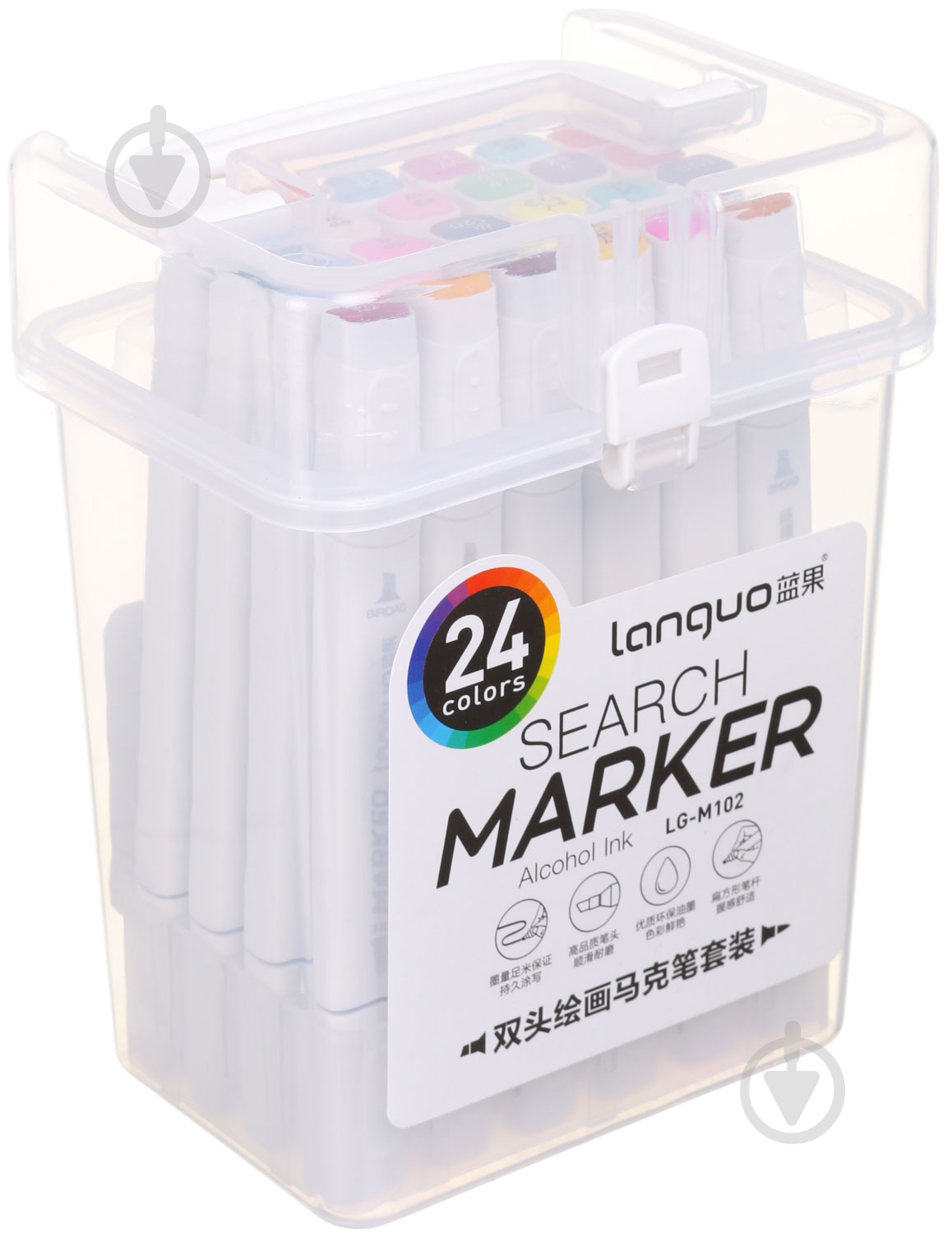 Набор маркеров Search markers 24 шт LG-M102 разноцветный - фото 3