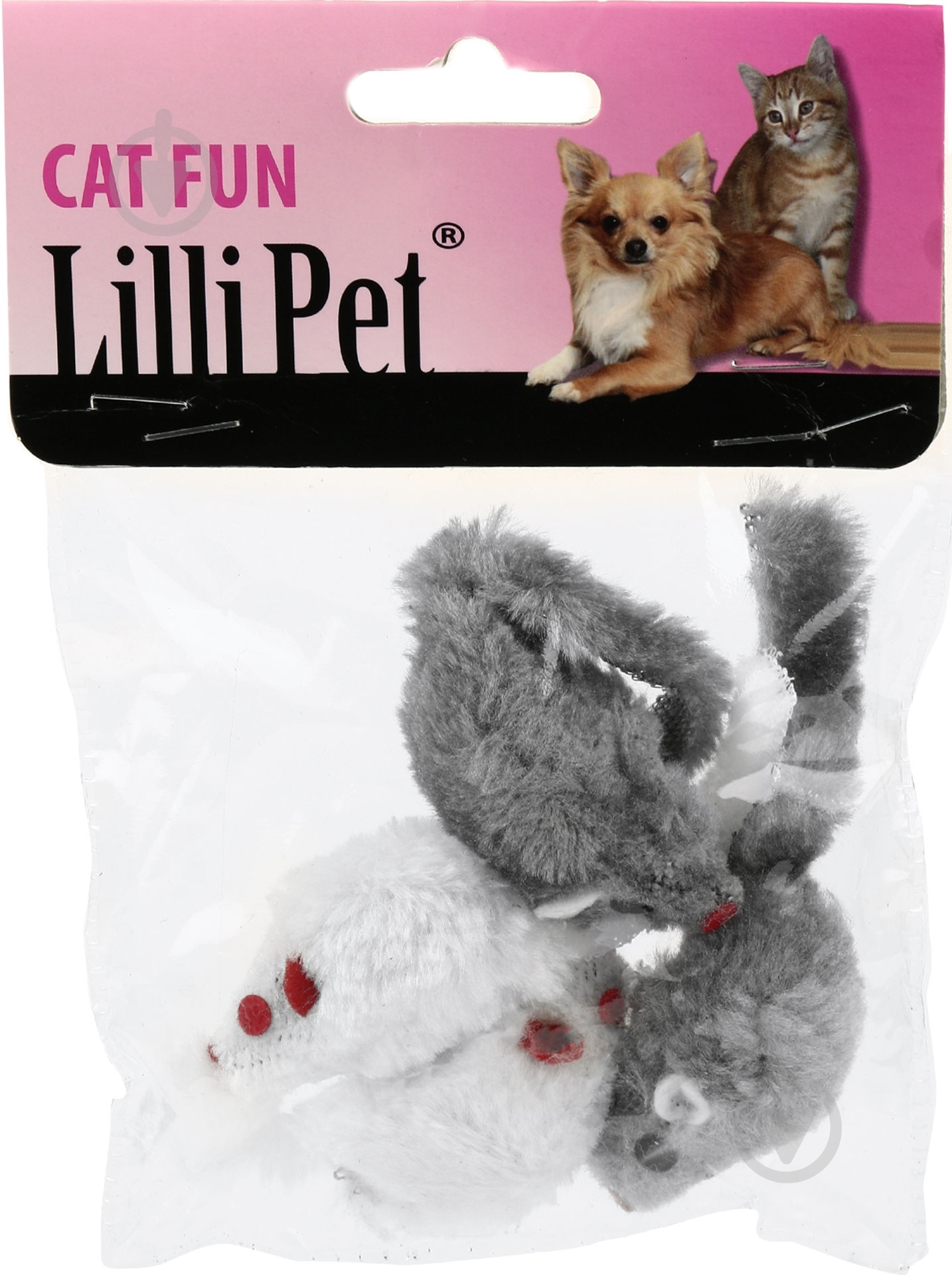 Іграшка для котів Lilli Pet Мишка Mix 4 шт. в асортименті (20-7005) - фото 2 Іграшка для котів Lilli Pet Мишка Mix 4 шт. в асортименті (20-7005) - фото 2