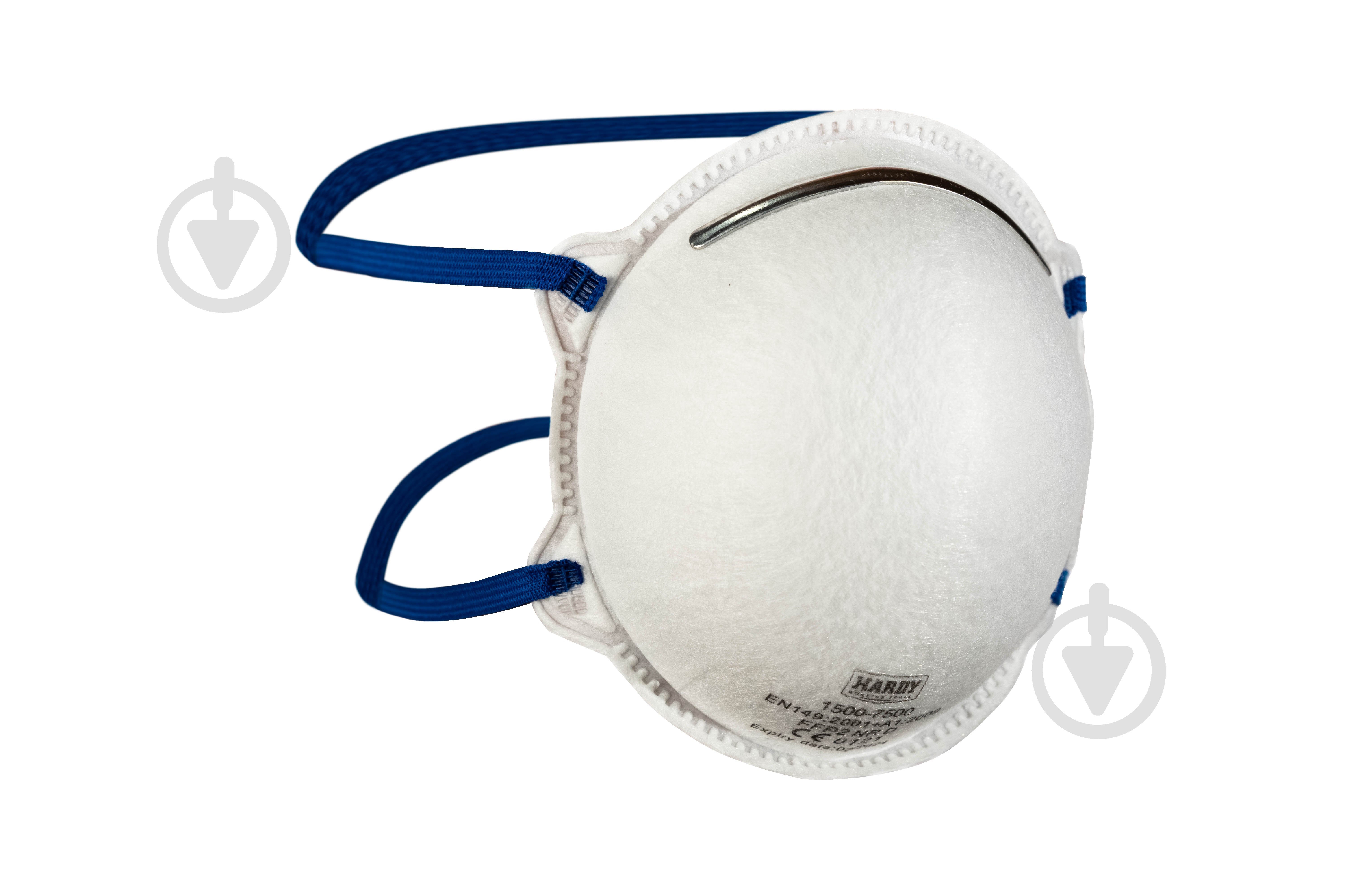 Полумаска Hardy FFP2 норма EN149 CAT III CE 10 шт. 1500-750010 - фото 1
