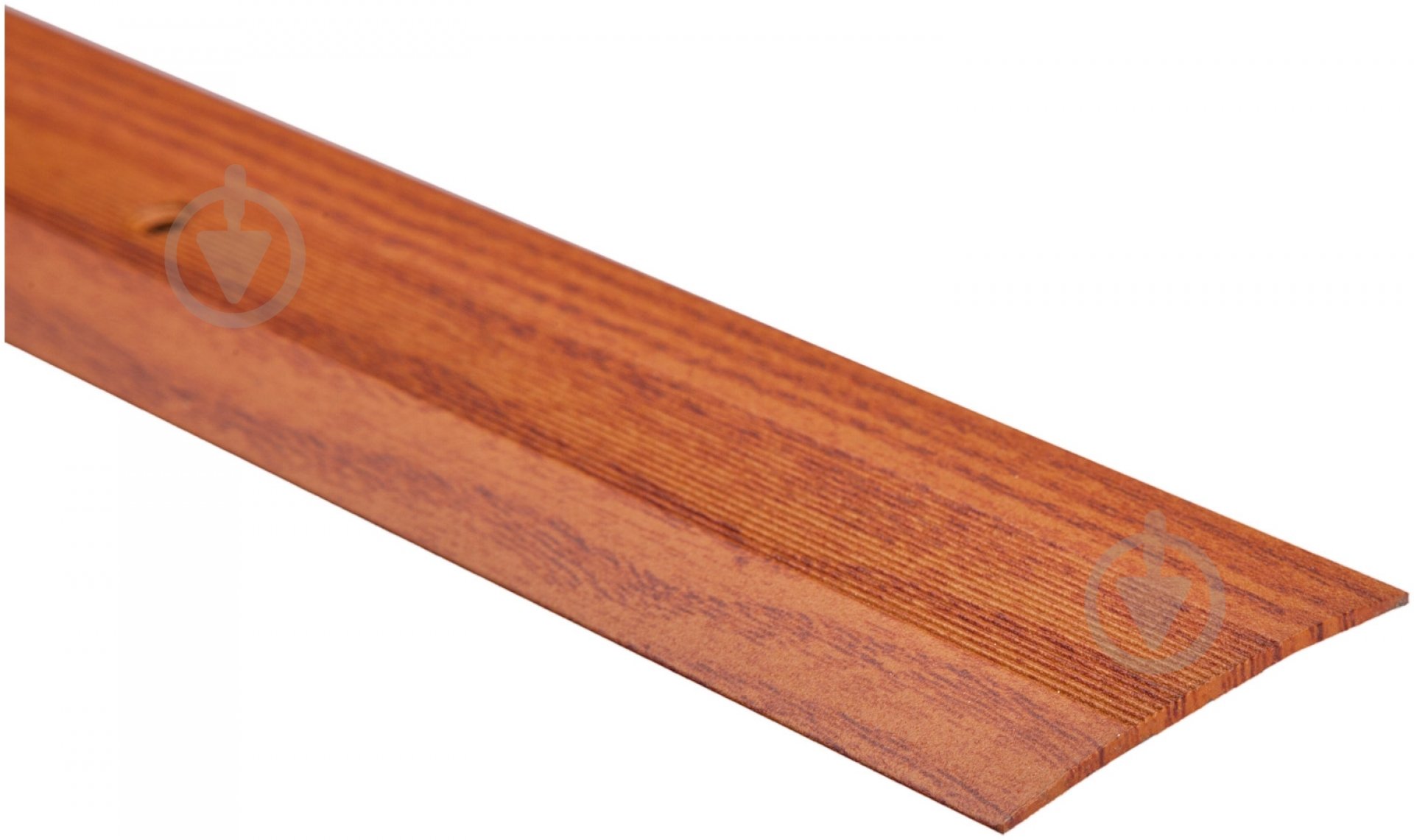 Поріжок алюмінієвий рифлений Лугалпроф 3х40х1800 мм дуб рустік - фото 1