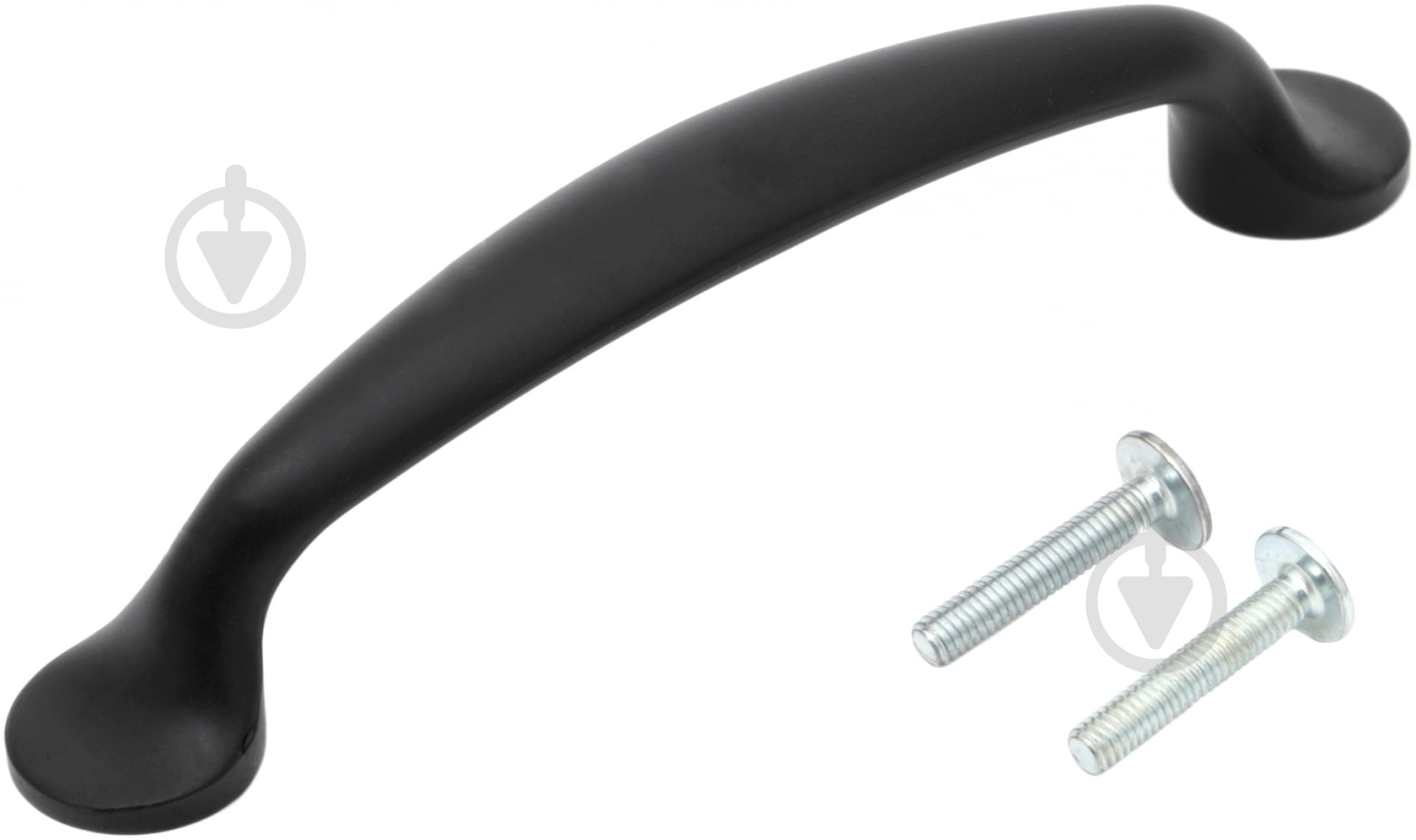 Мебельная ручка скоба Schwinn 96 мм 2342.H2396 черный - фото 2