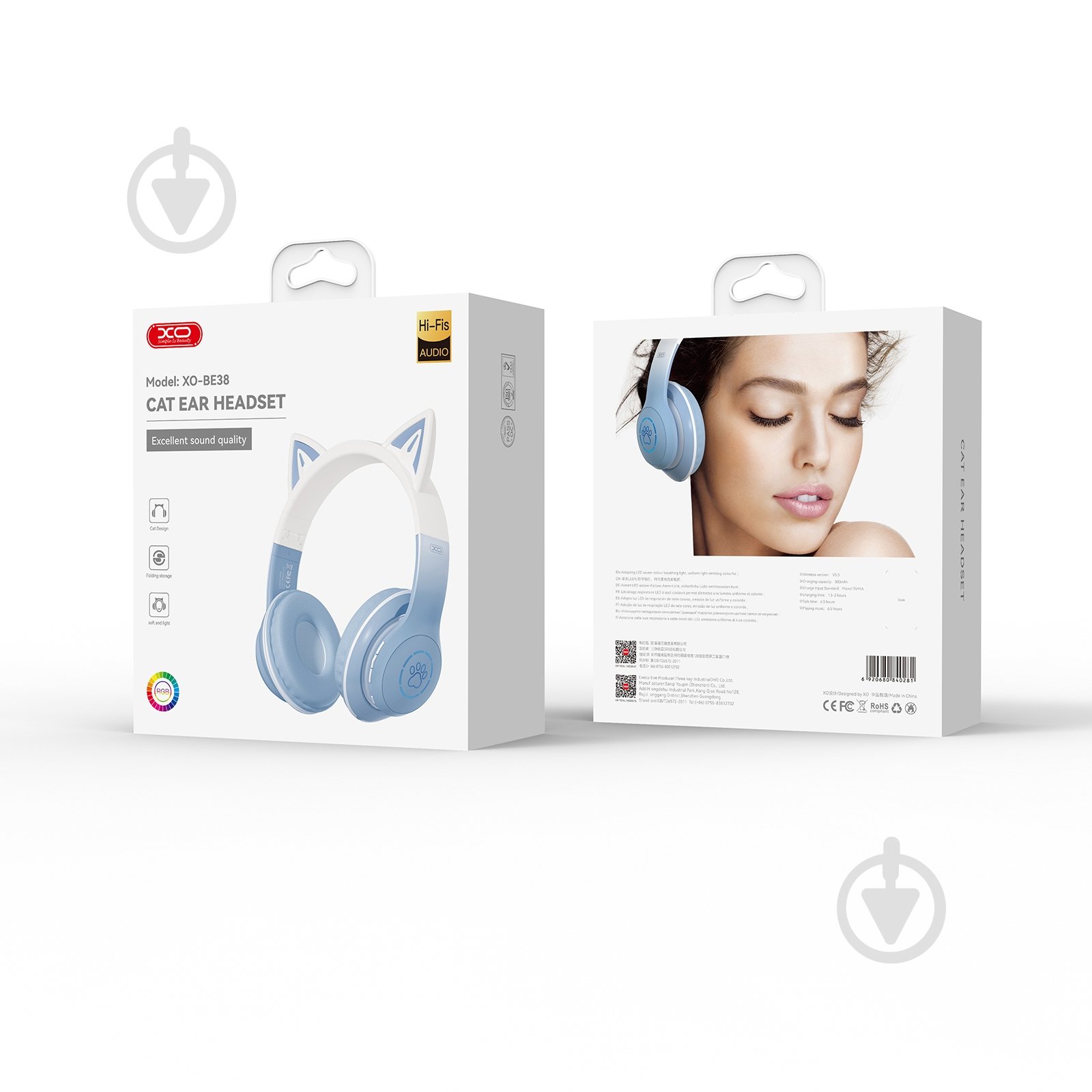 Навушники Xo BE38 blue (BE38.blue) - фото 6