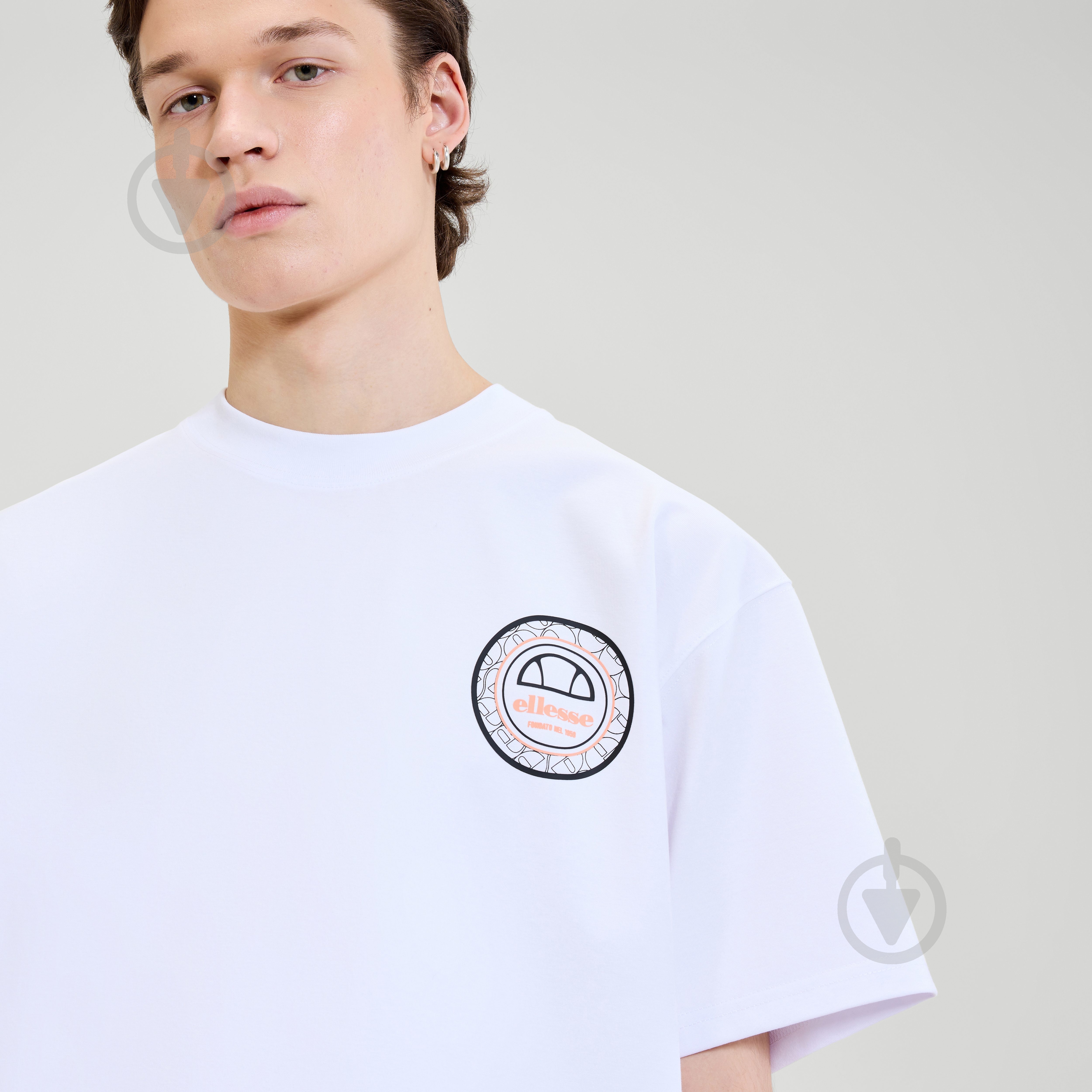 Футболка Ellesse Duomo Tee SHZ21889-908 р.M белый - фото 3