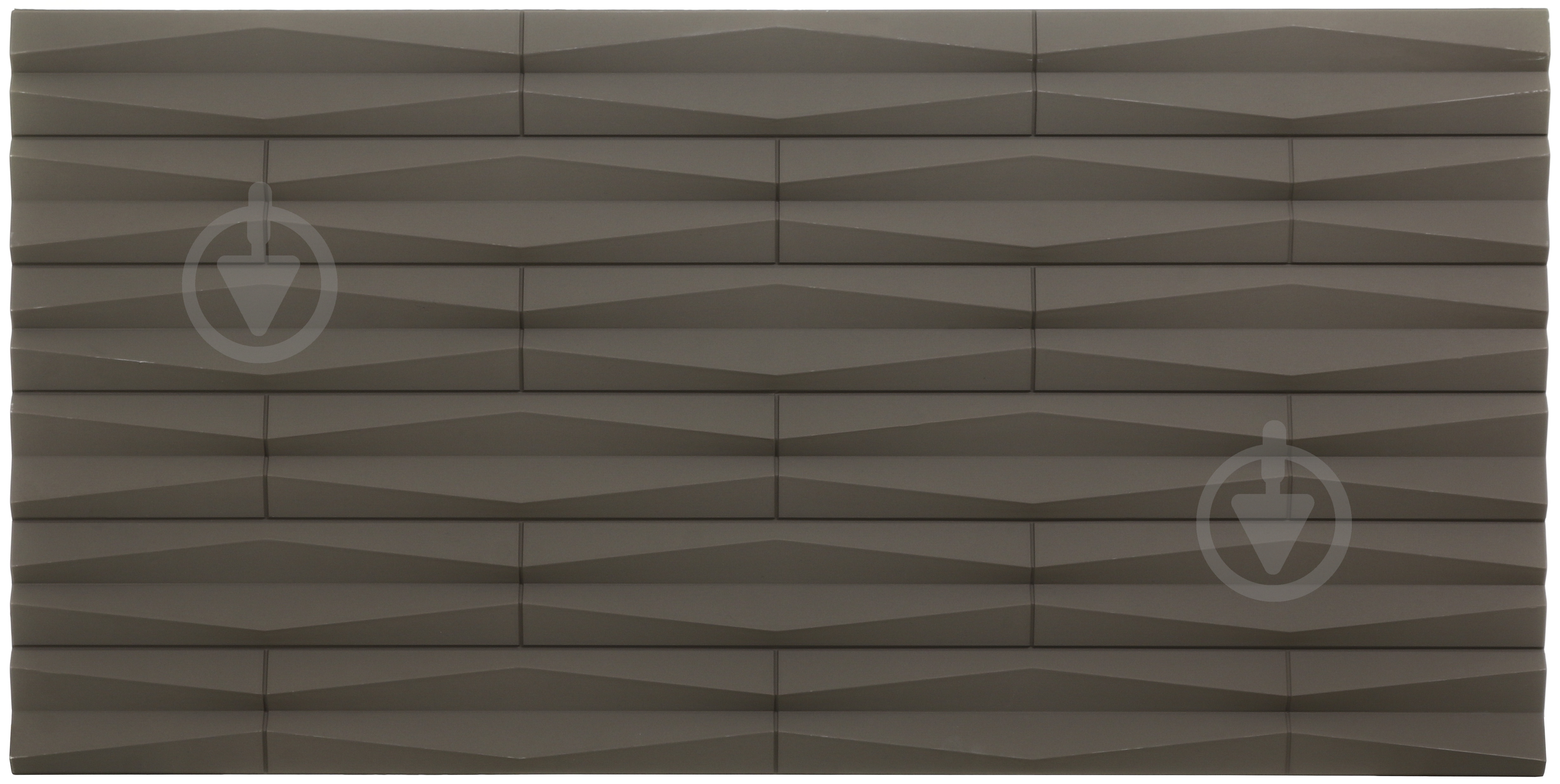 3D-панель с ПВХ 60x120x2,5 cм коричневый E004-4 - фото 1