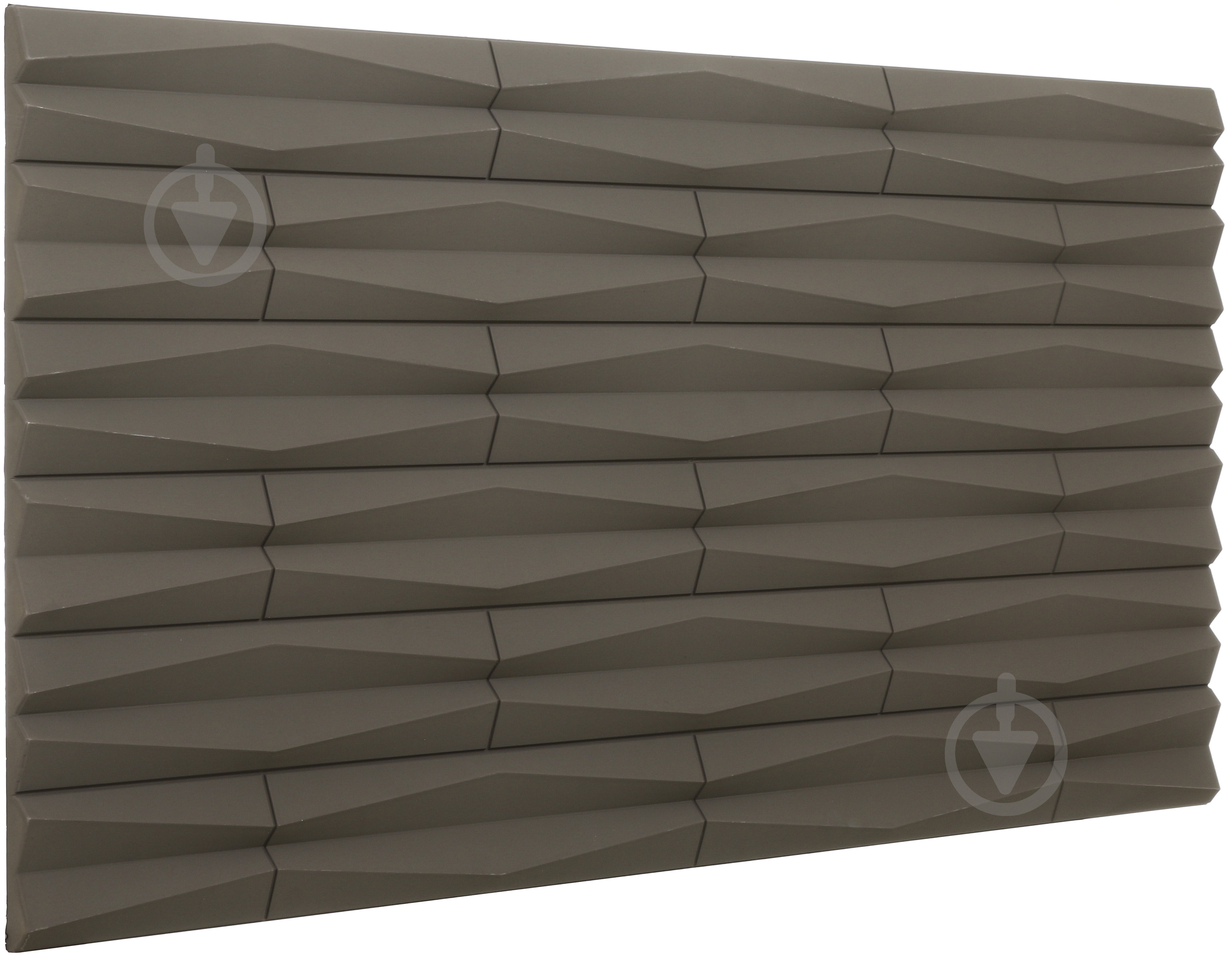 3D-панель с ПВХ 60x120x2,5 cм коричневый E004-4 - фото 2