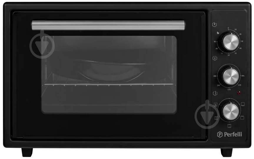 Электрическая печь Perfelli TRIMO 37 BLACK - фото 1