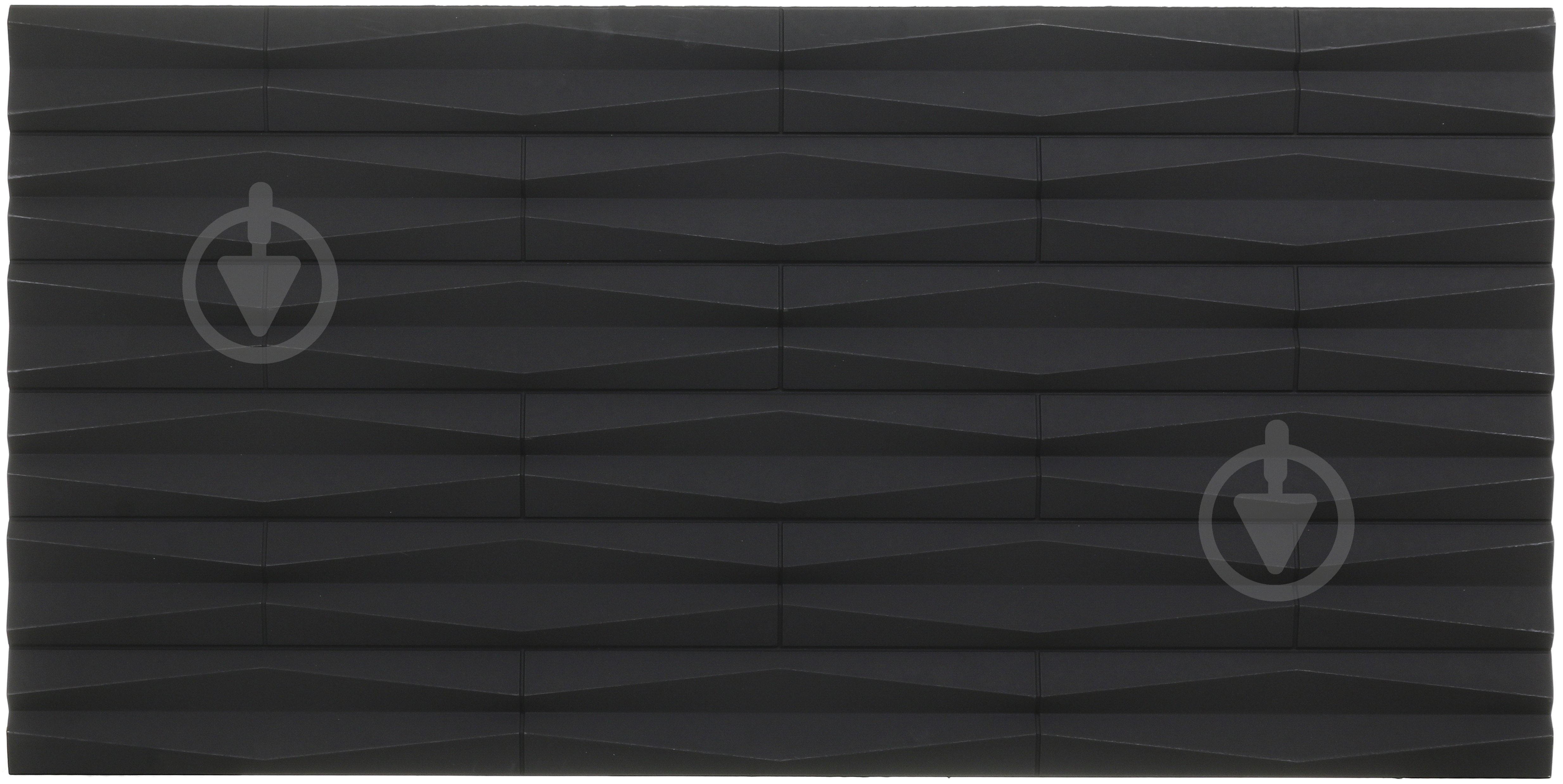 3D-панель с ПВХ 60x120x2,5 cм черный E004-6 - фото 1