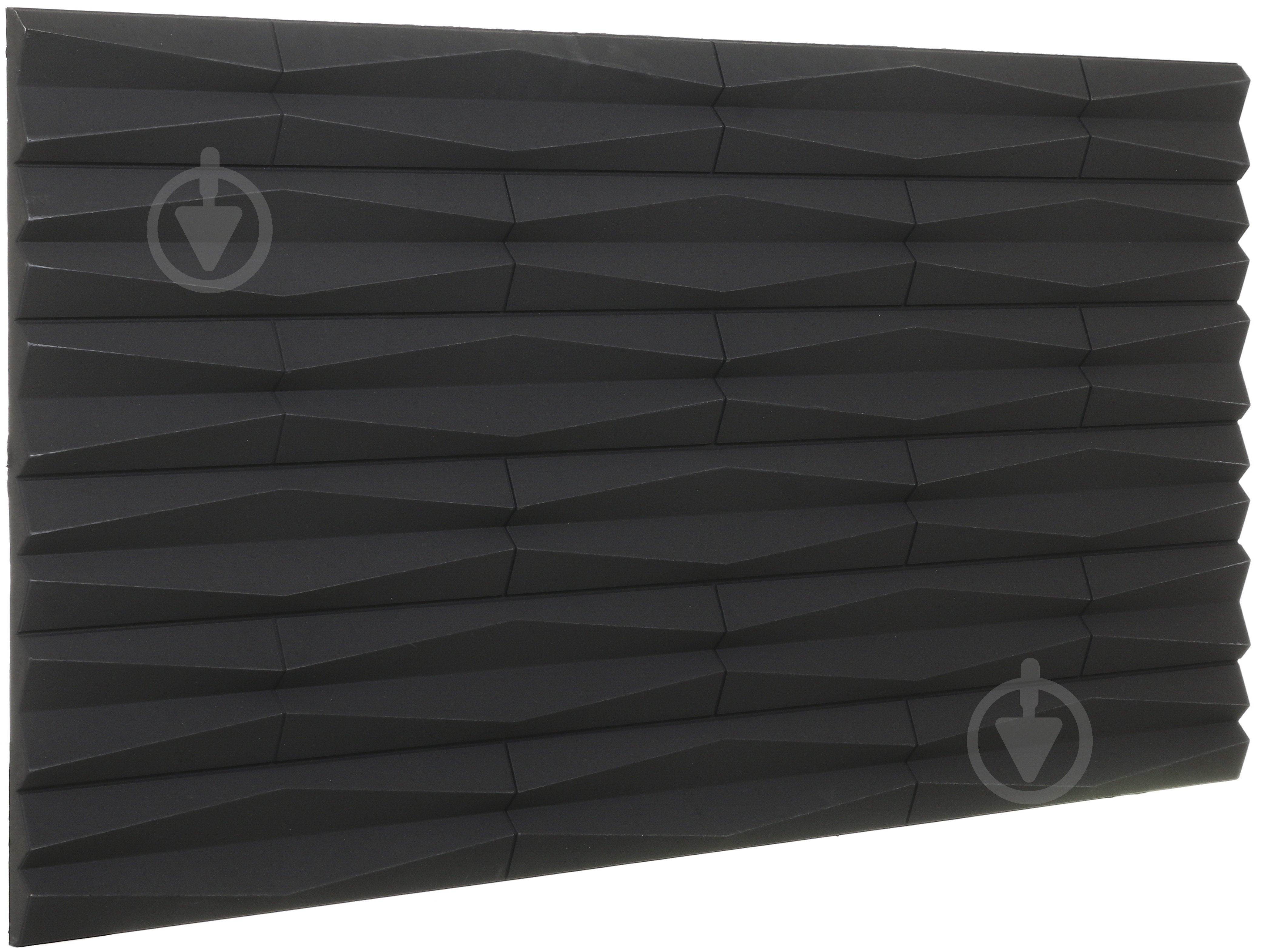 3D-панель с ПВХ 60x120x2,5 cм черный E004-6 - фото 2