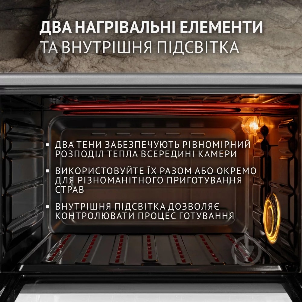 Электрическая печь Perfelli TRIMO 37 GREY - фото 15 Электрическая печь Perfelli TRIMO 37 GREY - фото 15