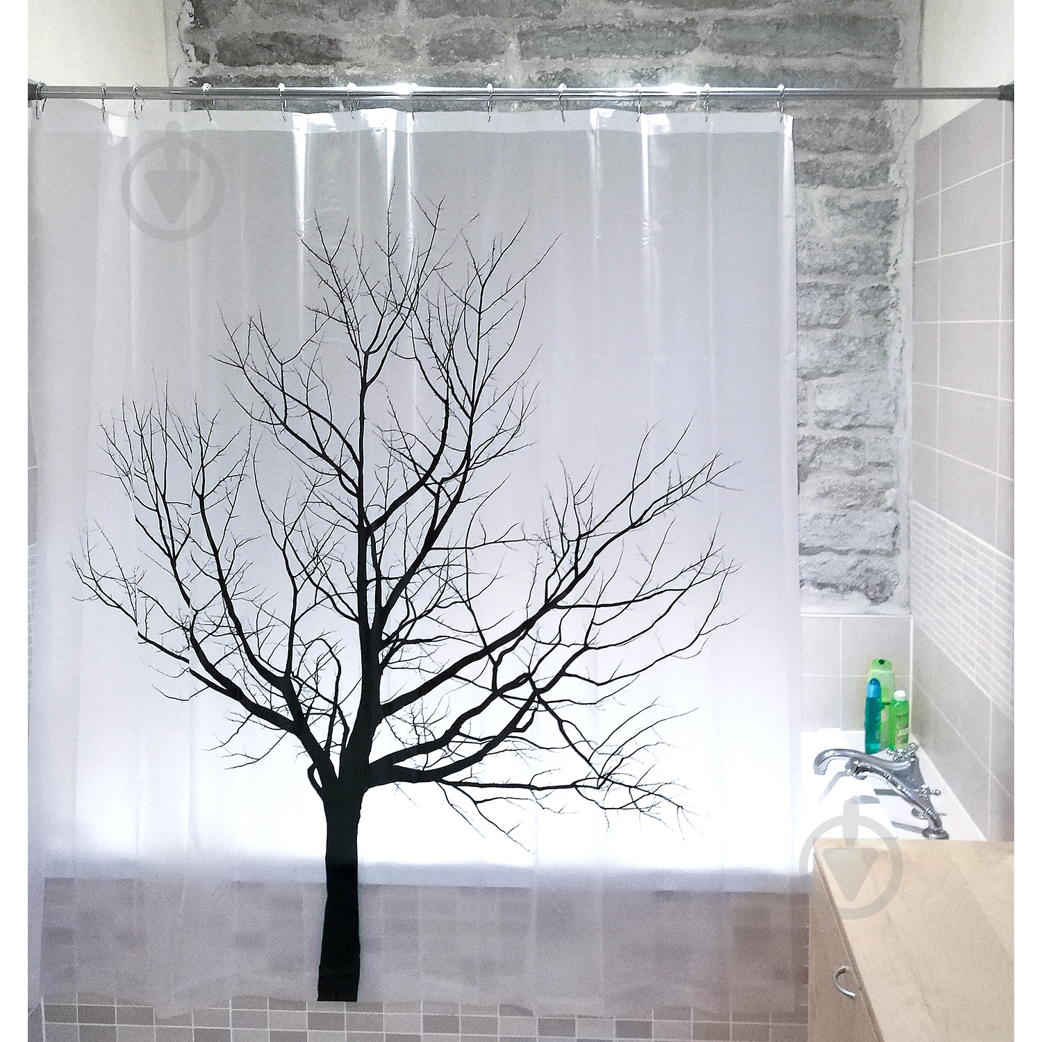 Шторка для ванны Tatkraft Tree - фото 1 Шторка для ванны Tatkraft Tree - фото 1