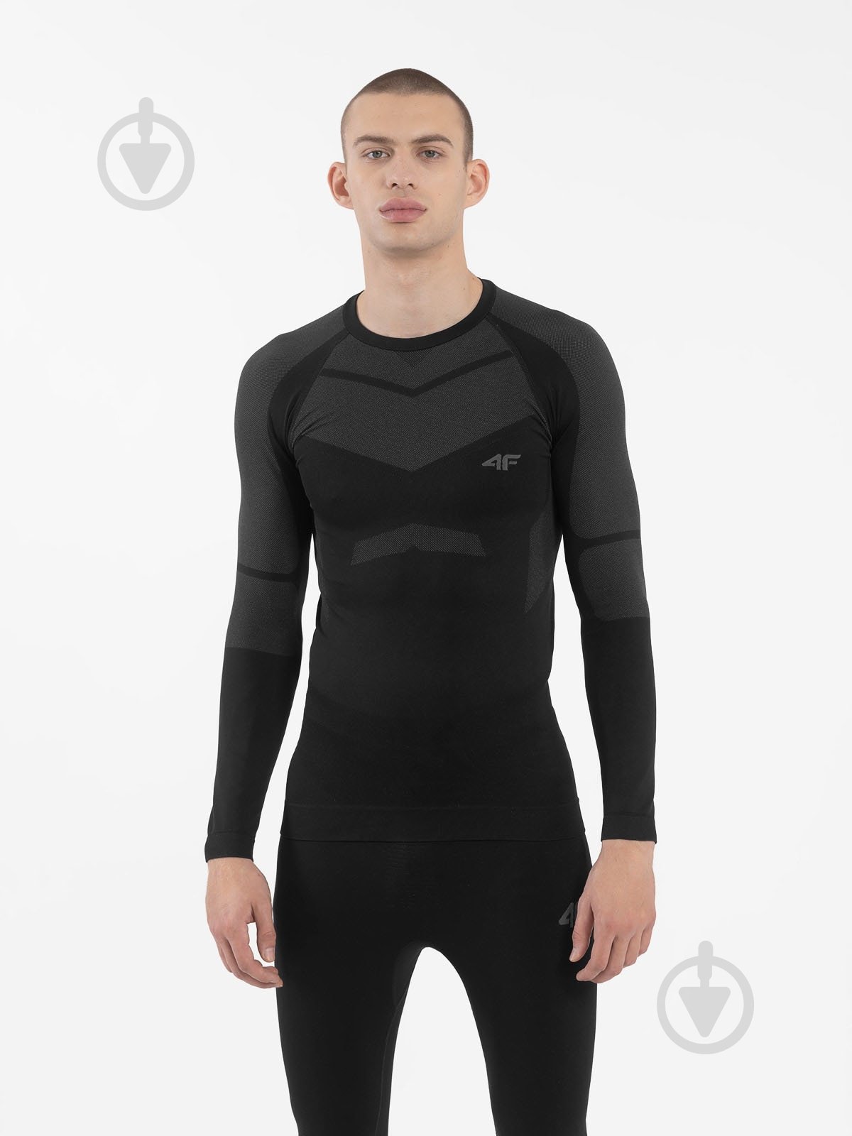 Термофутболка SEAMLESS UNDERWEAR M103 4FAW23USEAM103-20S р.S-M чорний - фото 1