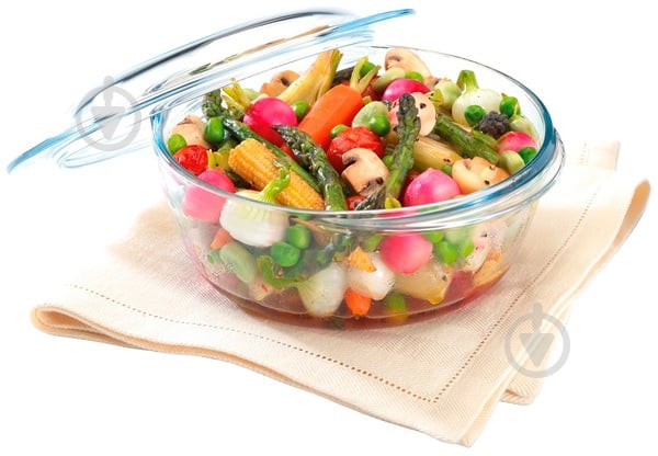 Кастрюля стеклянная Pyrex Essentials 2.2+0.8 л (208A000) - фото 2 Кастрюля стеклянная Pyrex Essentials 2.2+0.8 л (208A000) - фото 2