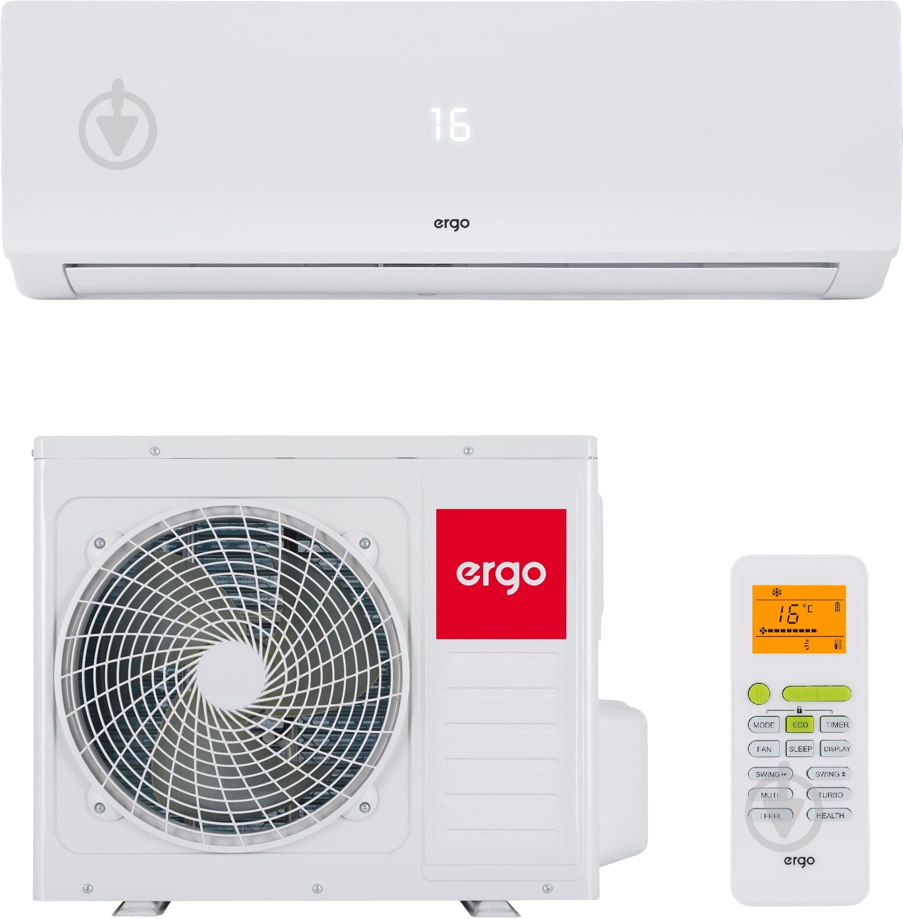 Кондиціонер Ergo AC 0703 SWН - фото 1