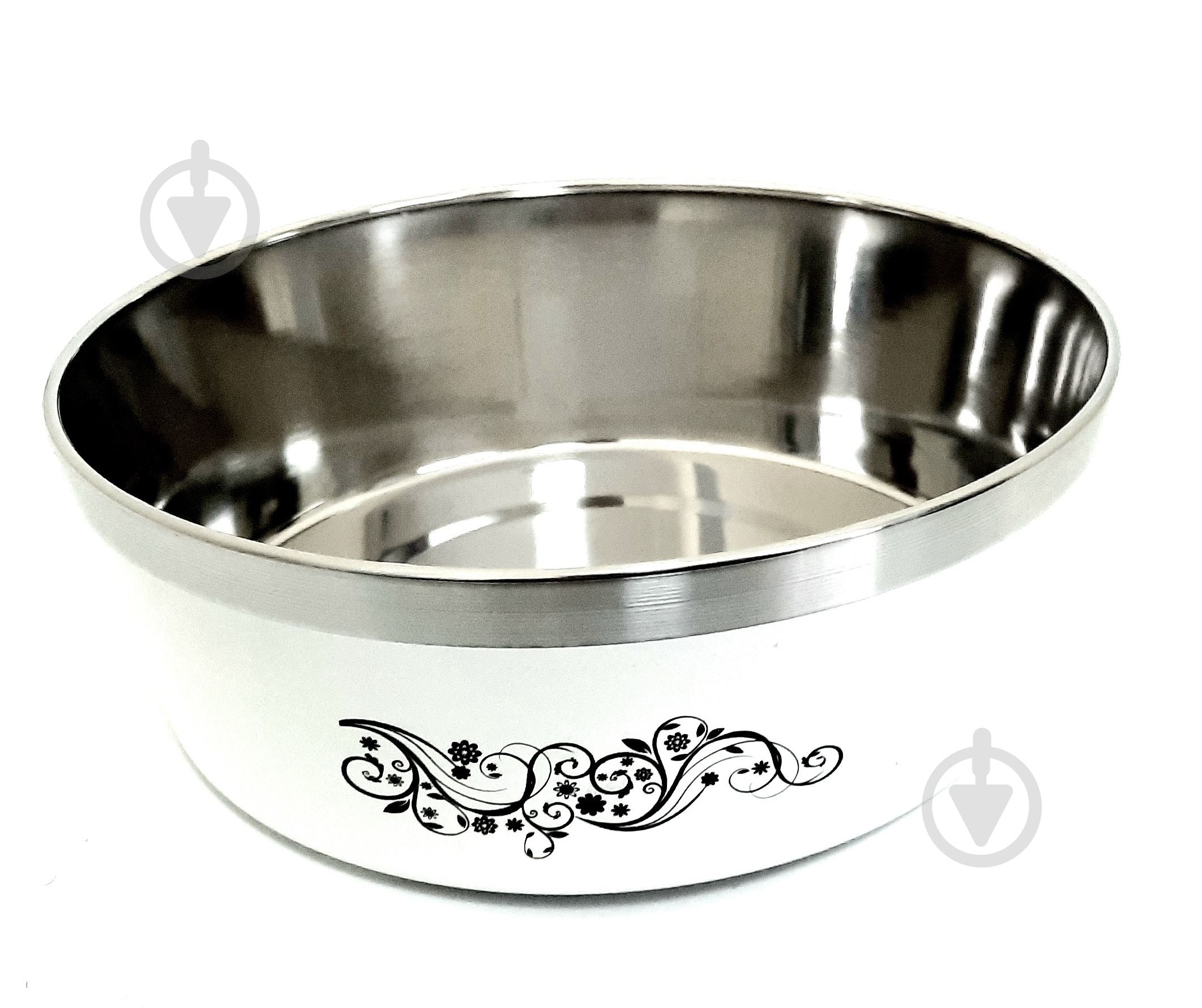 Миска Lilli Pet Metal Star 820 мл белая сталь - фото 1 Миска Lilli Pet Metal Star 820 мл белая сталь - фото 1