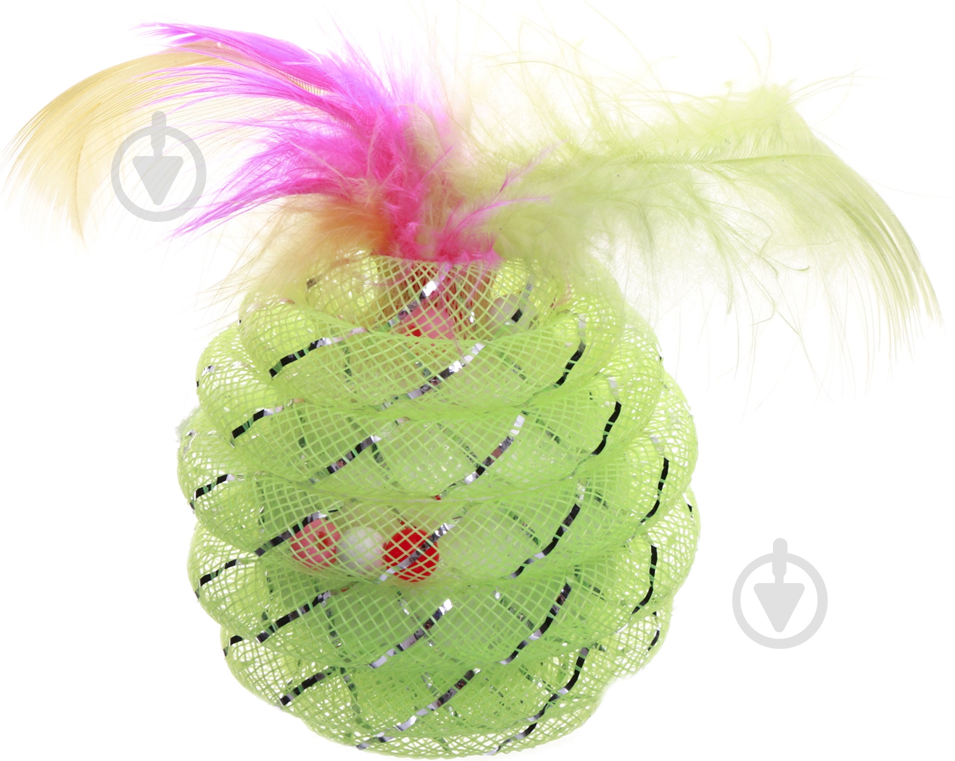 Іграшка для котів Lilli Pet М’яч Pearl ball d5 см світло-зелений (20-7432) - фото 1 Іграшка для котів Lilli Pet М’яч Pearl ball d5 см світло-зелений (20-7432) - фото 1