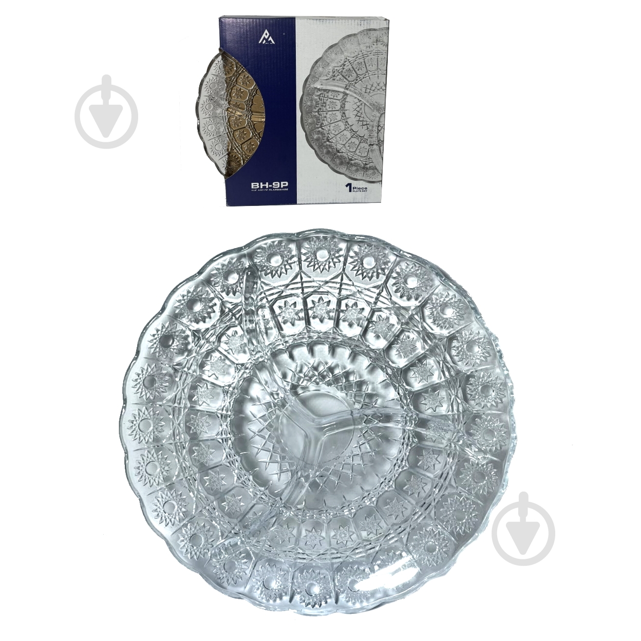 Блюдо сервировочное PYRAMID GLASS Aswan - фото 2