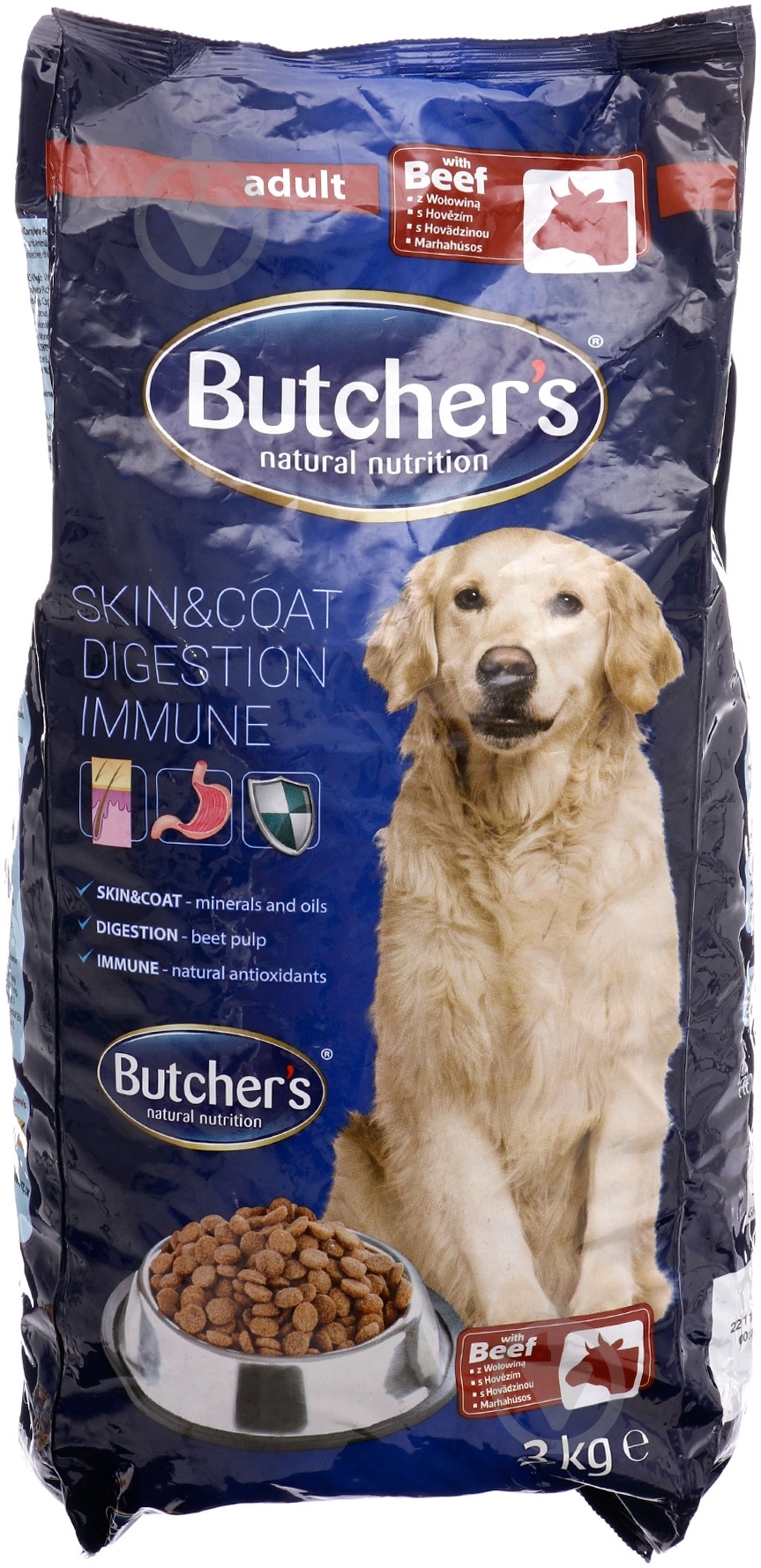 Корм для всех пород Butcher's Basic говядина 3 кг 3 кг - фото 1 Корм для всех пород Butcher's Basic говядина 3 кг 3 кг - фото 1