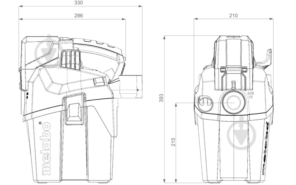 Пылесос Metabo AS 18 L PC Compact 602028850 - фото 2
