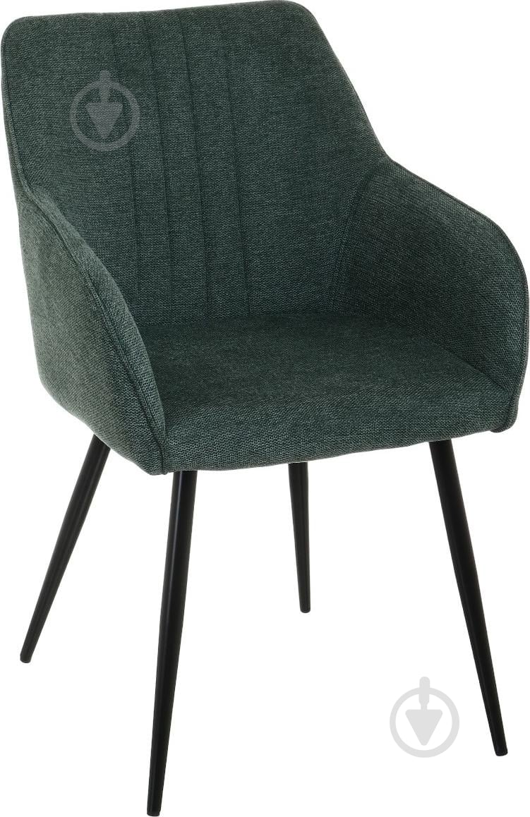 Крісло Marly 60х62х88 см UF920-08 зелений / чорний - фото 1