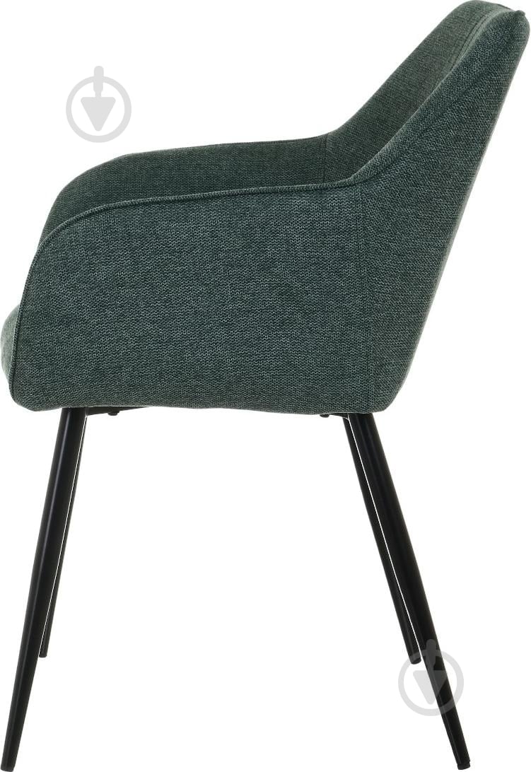 Крісло Marly 60х62х88 см UF920-08 зелений / чорний - фото 4