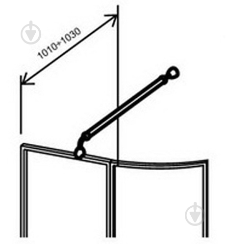 Держатель для штор Ravak VSK2 длинный - фото 2