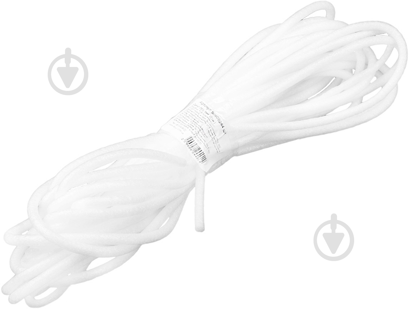 Жгут в паз круглый ППЭ Rolli 6 мм 15 м 15 м белый - фото 1