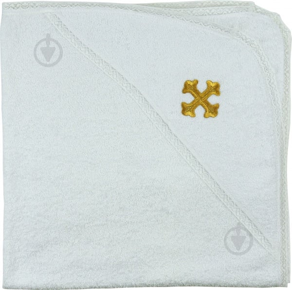 Полотенце-уголок Руно для крещения 90x90 белый 988 - фото 2 Полотенце-уголок Руно для крещения 90x90 белый 988 - фото 2