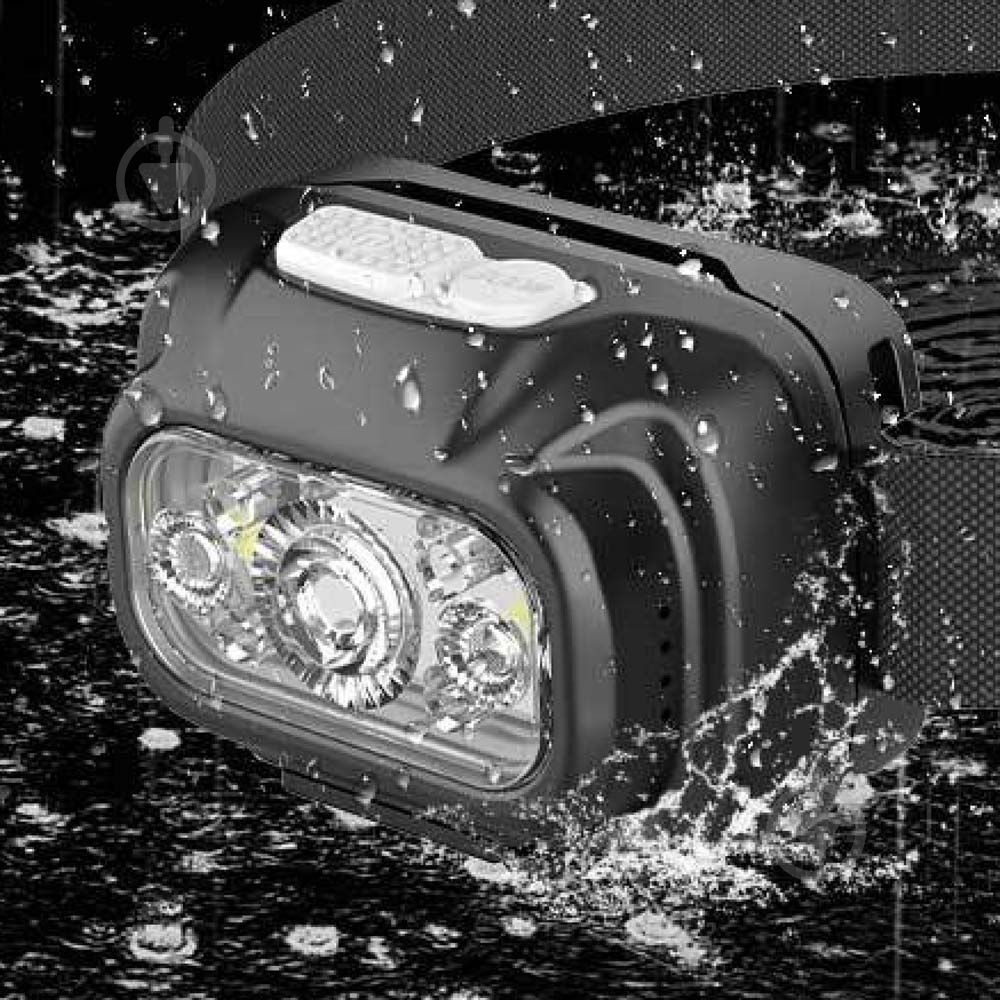 Ліхтар налобний Quantum QM-FL4040 Finder LED з Type-C 600 Lm [019] Black QM-FL4040 - фото 5