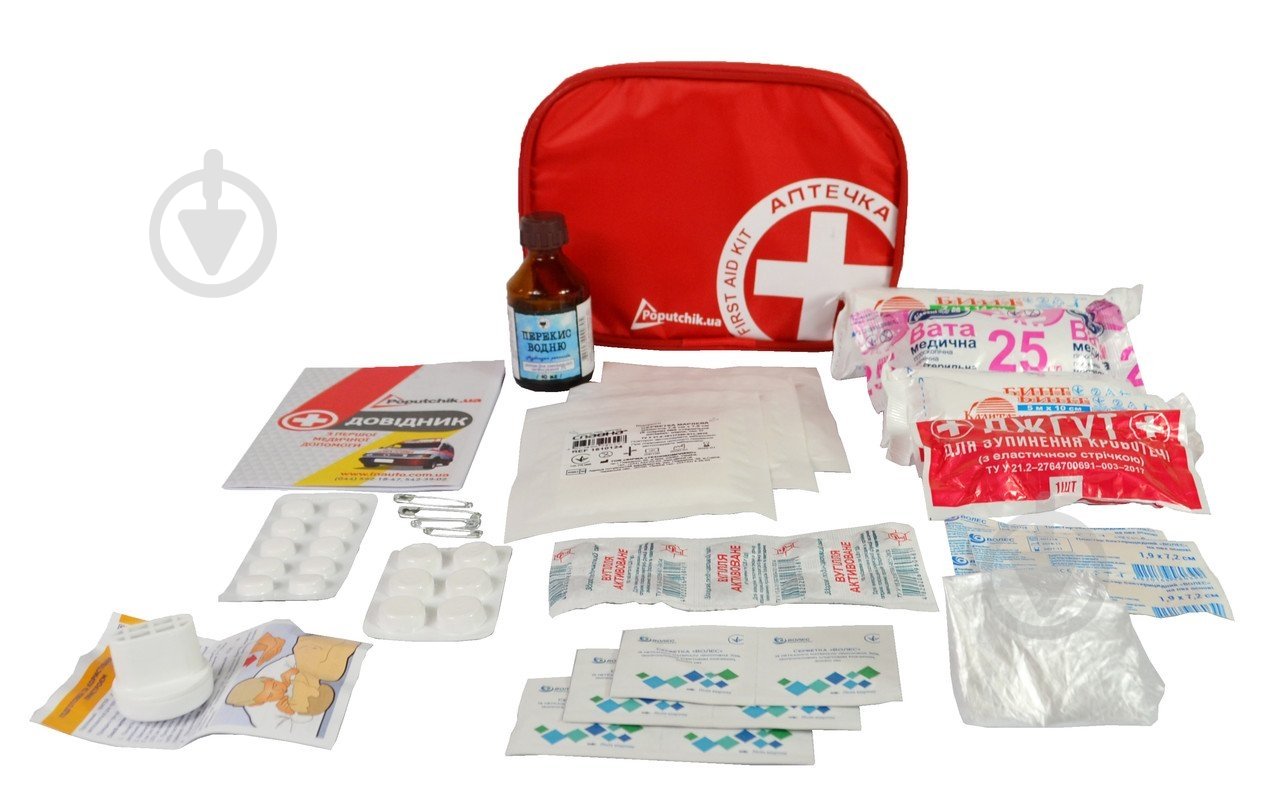 Аптечка Poputchik Для підприємства Mini ТУ У 21.2-35975233-001:2018 (02-032-М) - фото 2 Аптечка Poputchik Для підприємства Mini ТУ У 21.2-35975233-001:2018 (02-032-М) - фото 2