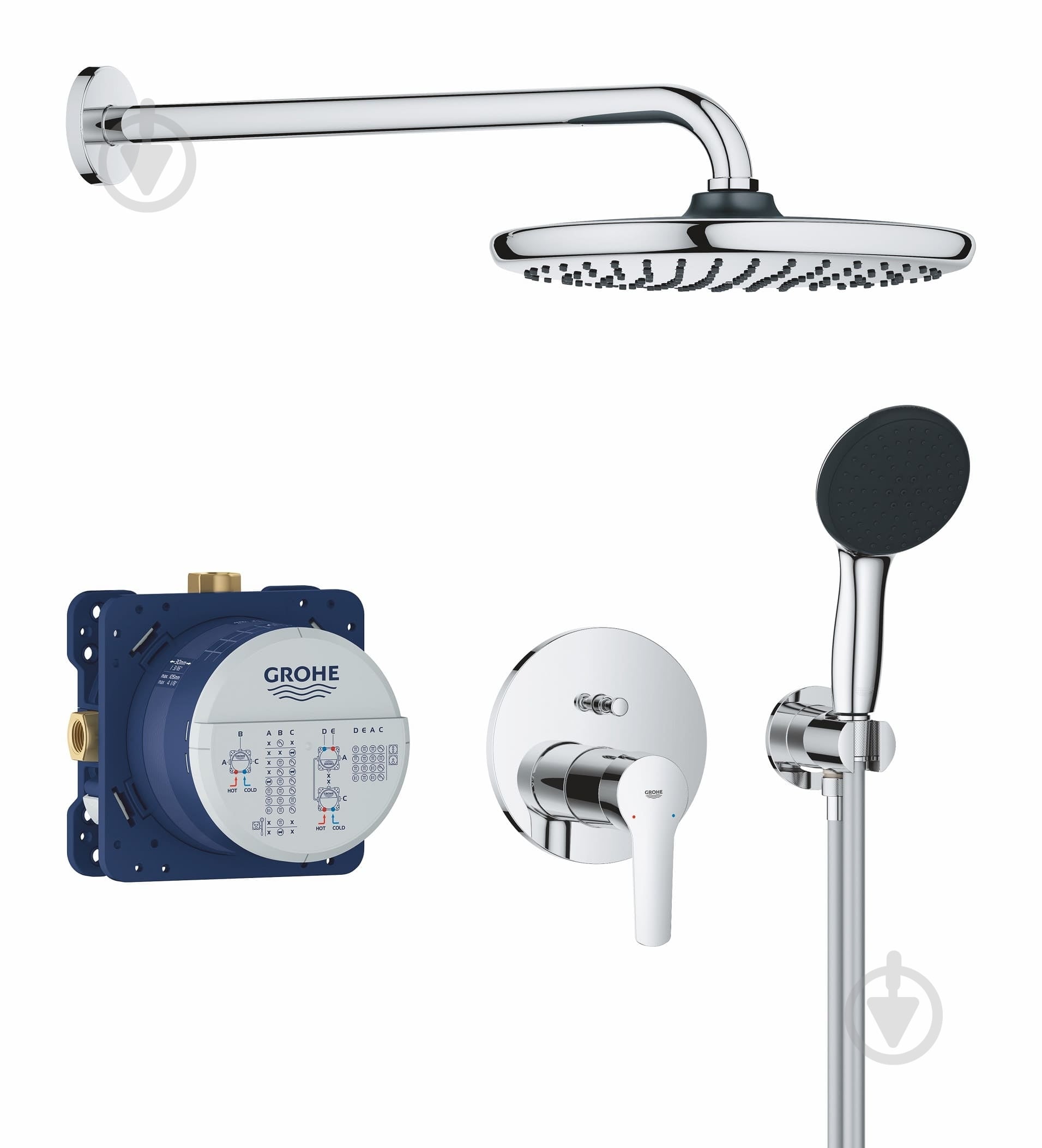 Душова система прихованого монтажу Grohe Start 250 (25292000) - фото 1 Душова система прихованого монтажу Grohe Start 250 (25292000) - фото 1