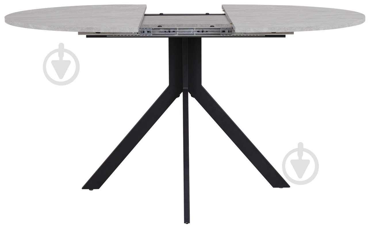 Стіл обідній Nowy Styl ARGON LOFT BLACK (18) 1100х900х745 мм чорний/бетон - фото 2