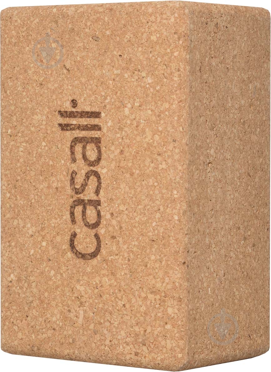 Блок для йоги Casall 74116100 Yoga block cork Large бежевый - фото 1
