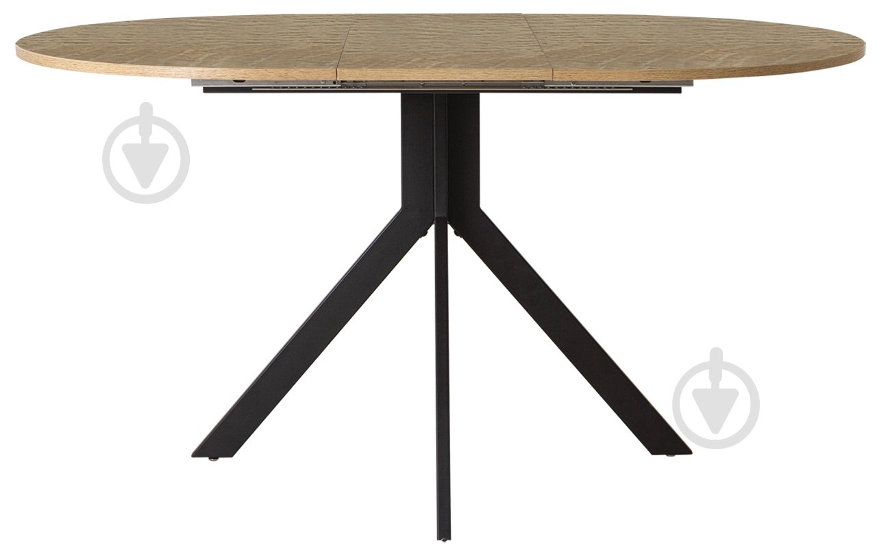 Стол обеденный Nowy Styl ARGON LOFT BLACK (18) 1100х900х745 черный/дуб каменный - фото 1