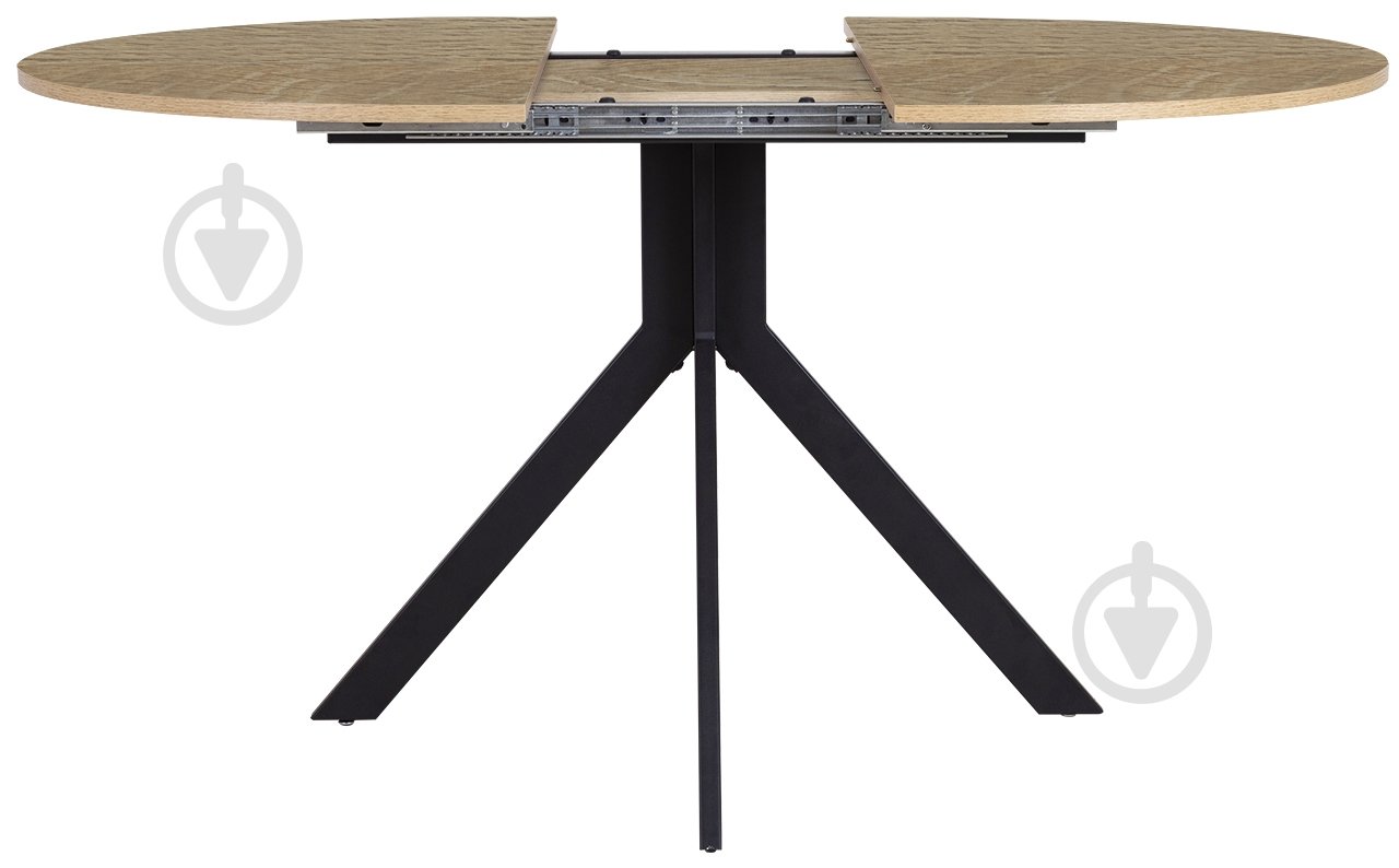 Стол обеденный Nowy Styl ARGON LOFT BLACK (18) 1100х900х745 черный/дуб каменный - фото 2