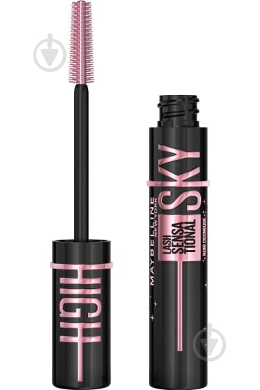 Туш для вій Maybelline New York Lash Sensational Sky High Cosmic Black чорний 7,2 мл - фото 2