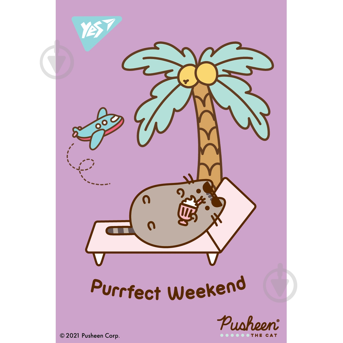 Блокнот YES 48 лист. клетка Pusheen 151692 - фото 1