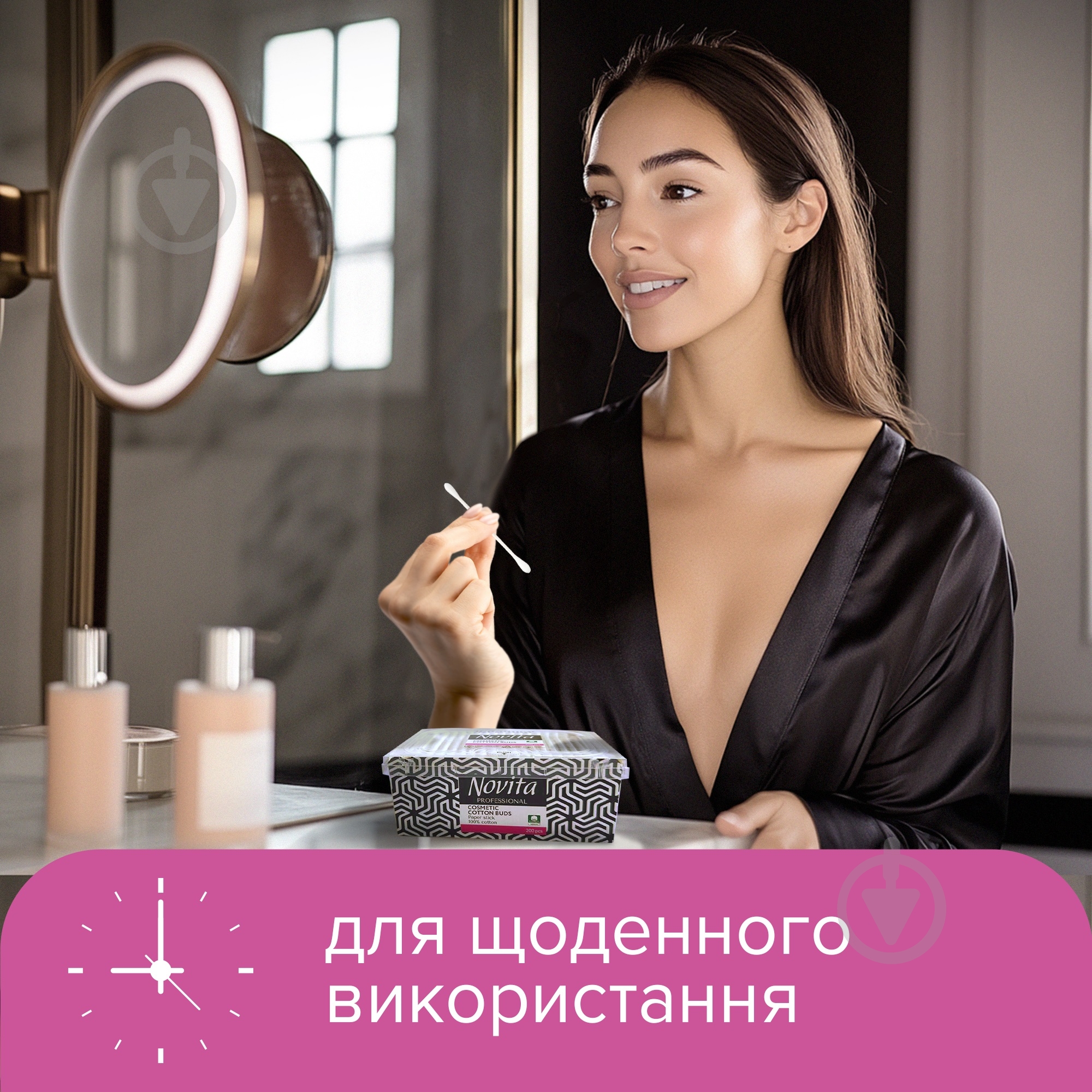 Ватные палочки Novita Professional 200 шт. (коробка) - фото 5
