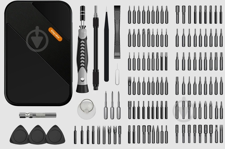 Викрутка зі змінними насадками King's Dun 130 в 1 KS-1014339 - фото 3 Викрутка зі змінними насадками King's Dun 130 в 1 KS-1014339 - фото 3