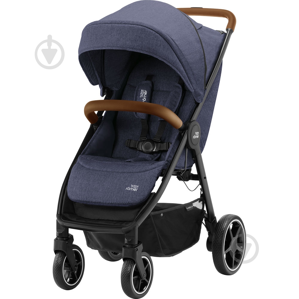 Коляска прогулочная Britax-Romer B-Agile R Navy Ink/Brown 2000032875 - фото 1