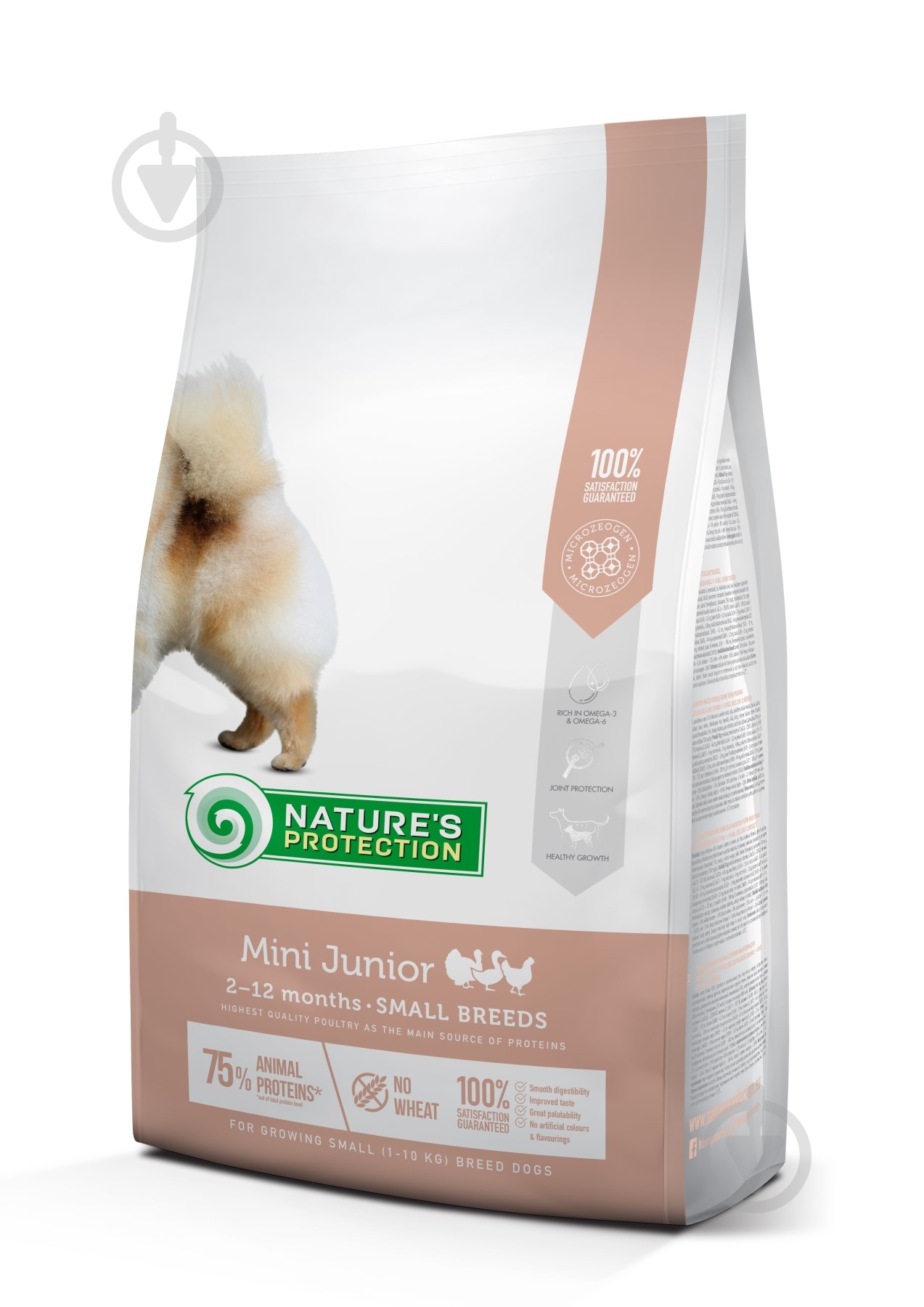 Корм для малых пород Nature's Protection Mini Junior Small Breeds 2 кг (птица) 2 кг - фото 1